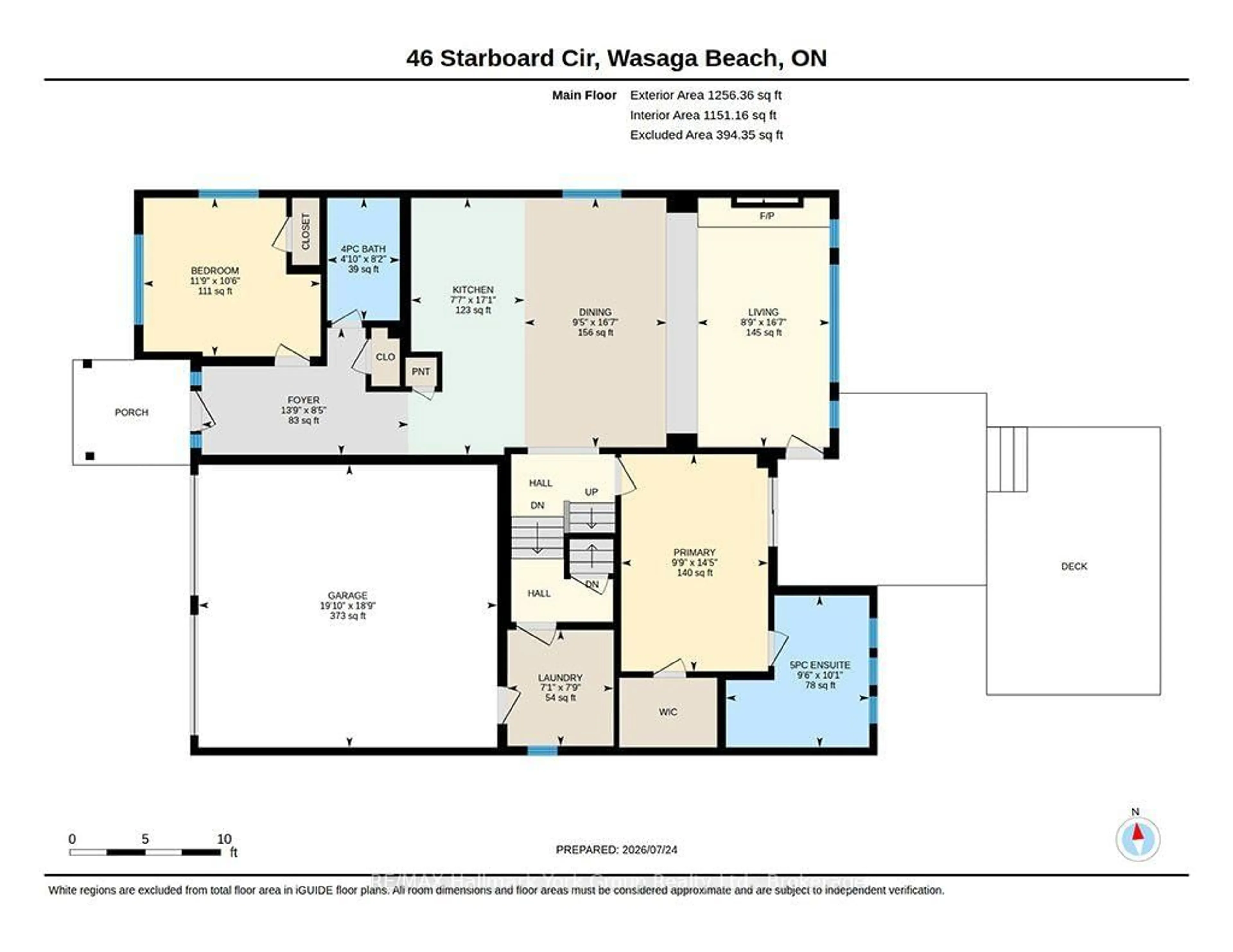 Floor plan for 46 Starboard Circ, Wasaga Beach Ontario L9Z 0E9