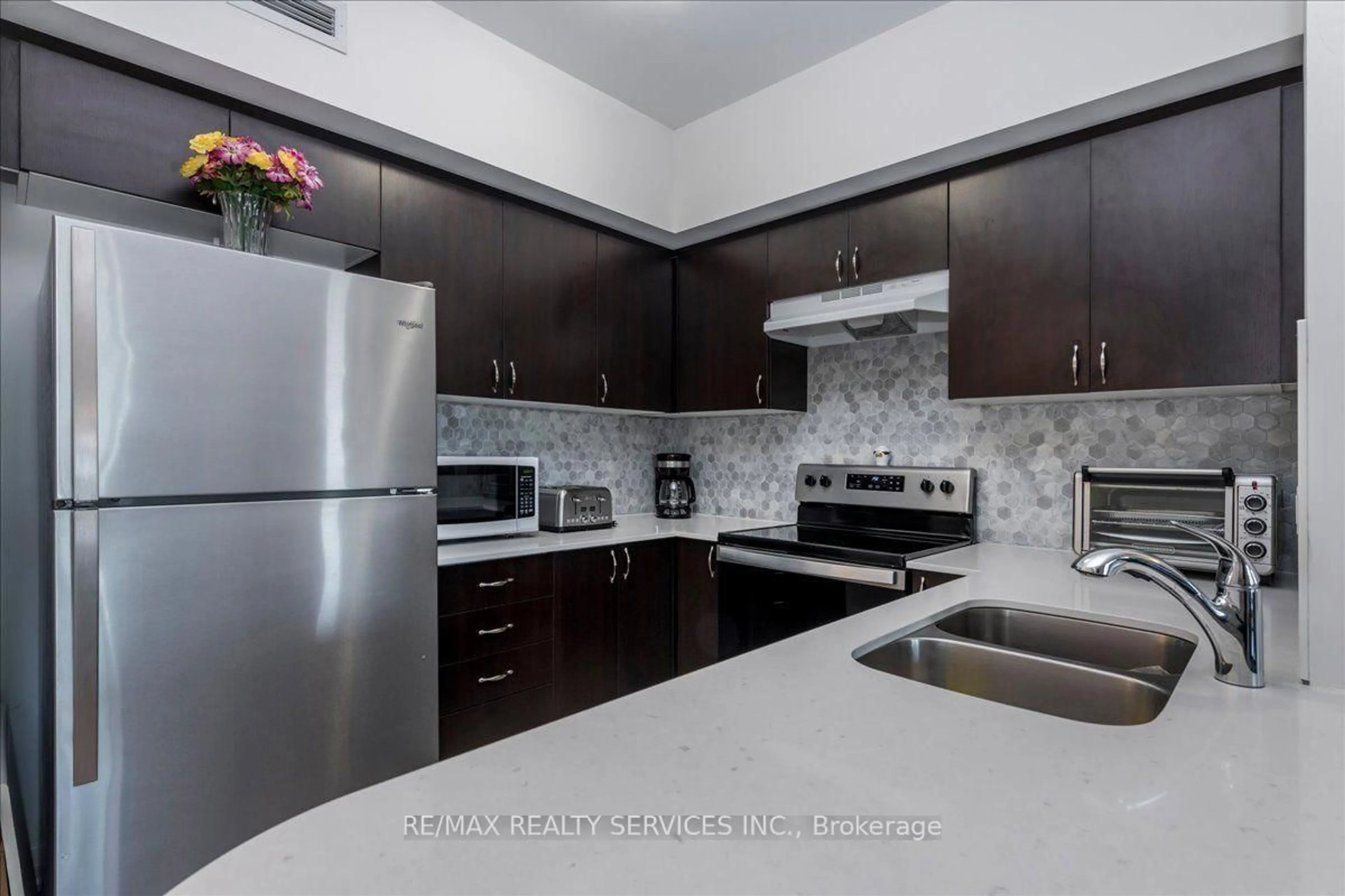 Standard kitchen, ceramic/tile floor for 54 Koda St #314, Barrie Ontario L9K 0J6
