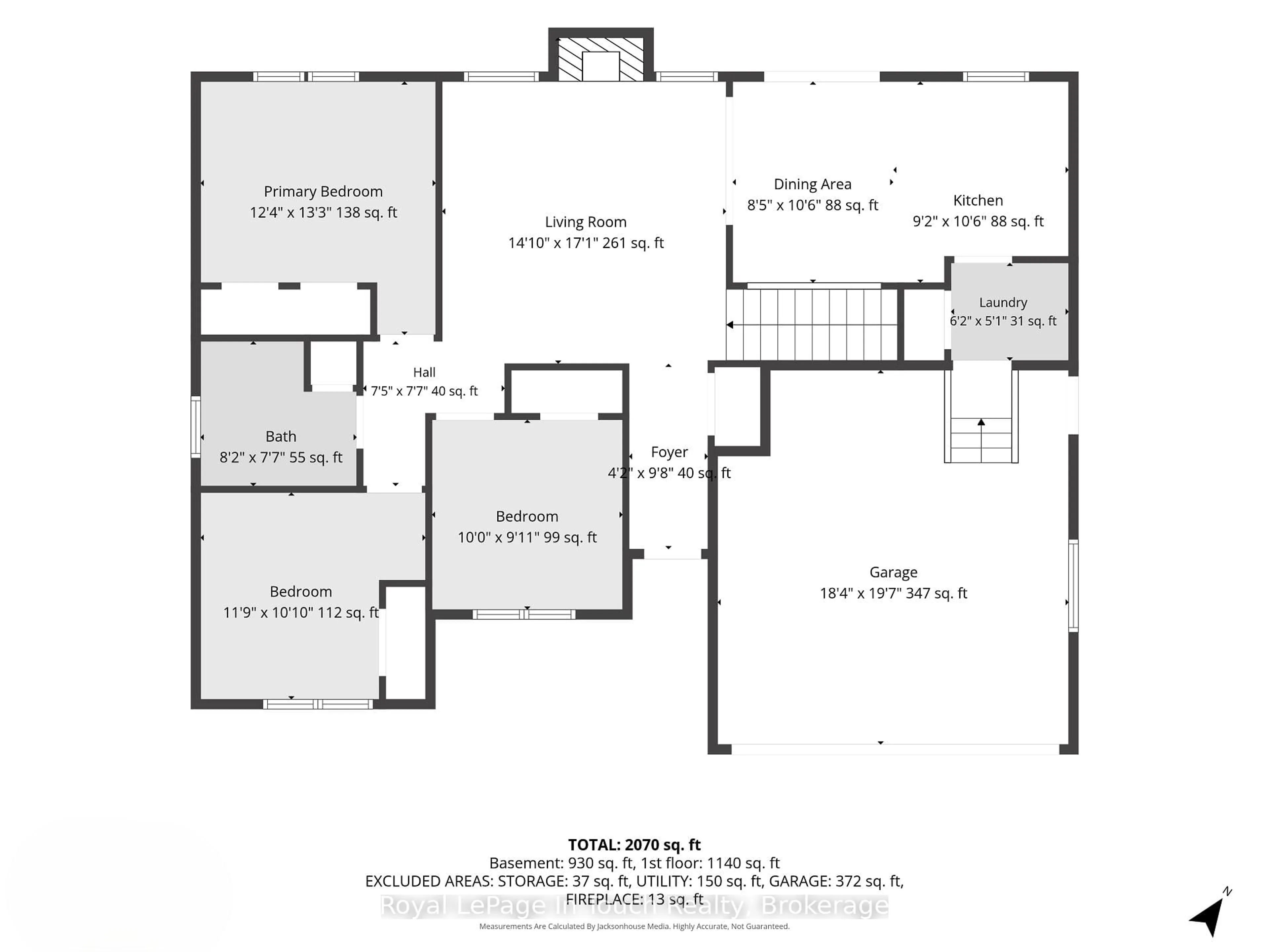 Floor plan for 66 Donlands Crt, Severn Ontario L0K 1E0