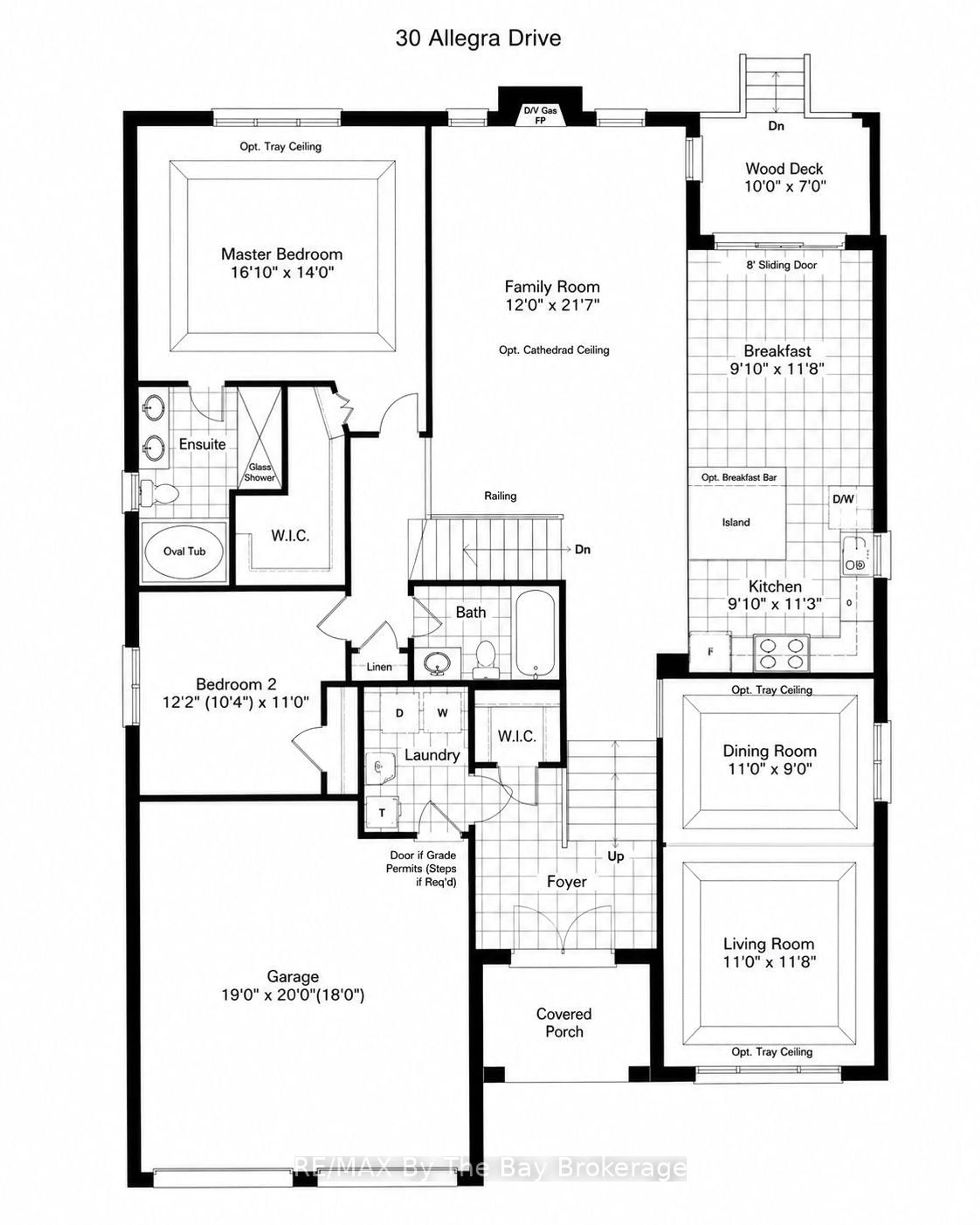 Floor plan for 30 Allegra Dr, Wasaga Beach Ontario L9Z 0H1
