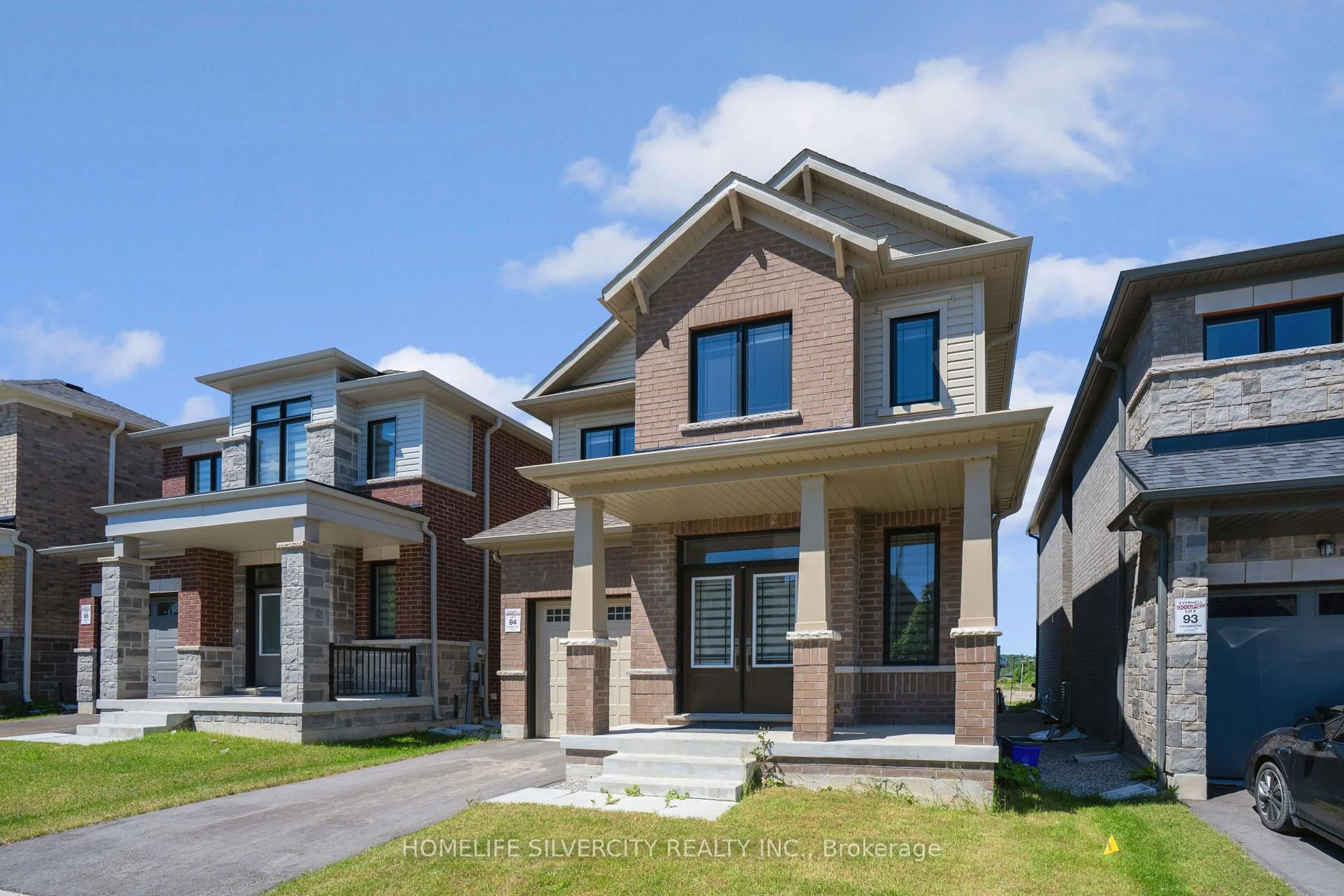 Home with brick exterior material, street for 12 Kingsbury Tr, Barrie Ontario L9J 0W9
