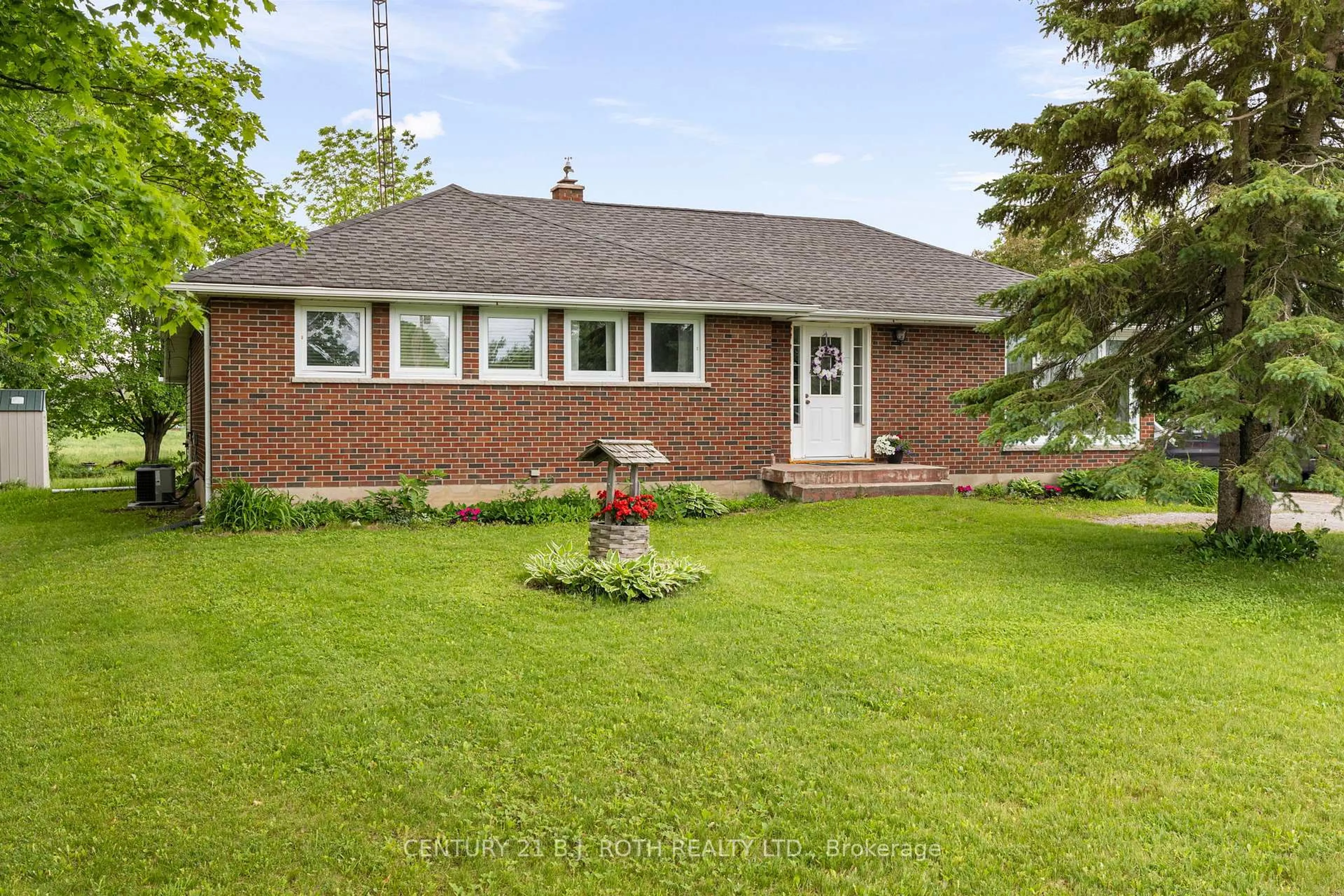 Home with brick exterior material, street for 4964 Highway 12 East, Ramara Ontario L3V 8C8