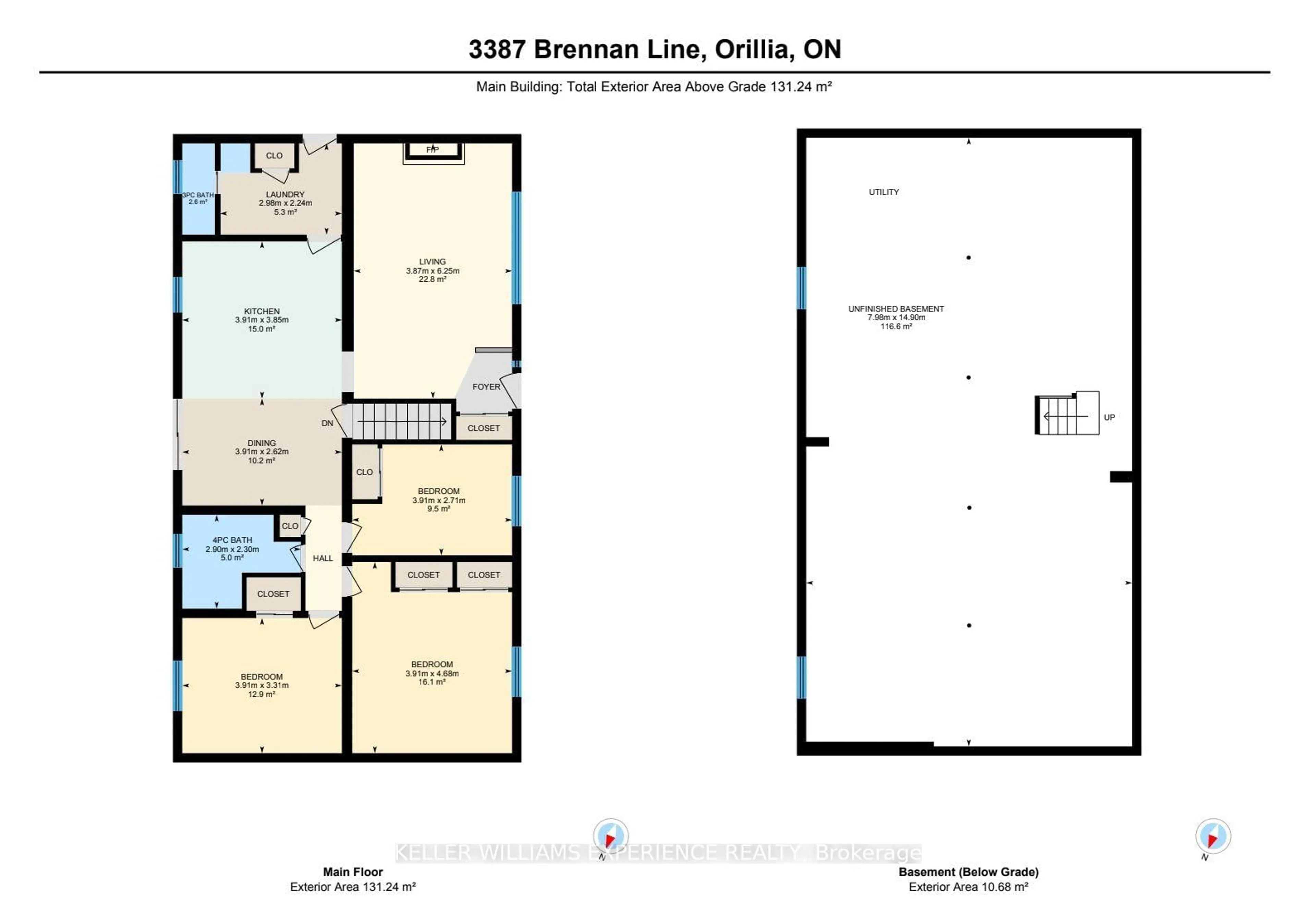 Floor plan for 3387 Brennan Line, Severn Ontario L3V 6H3