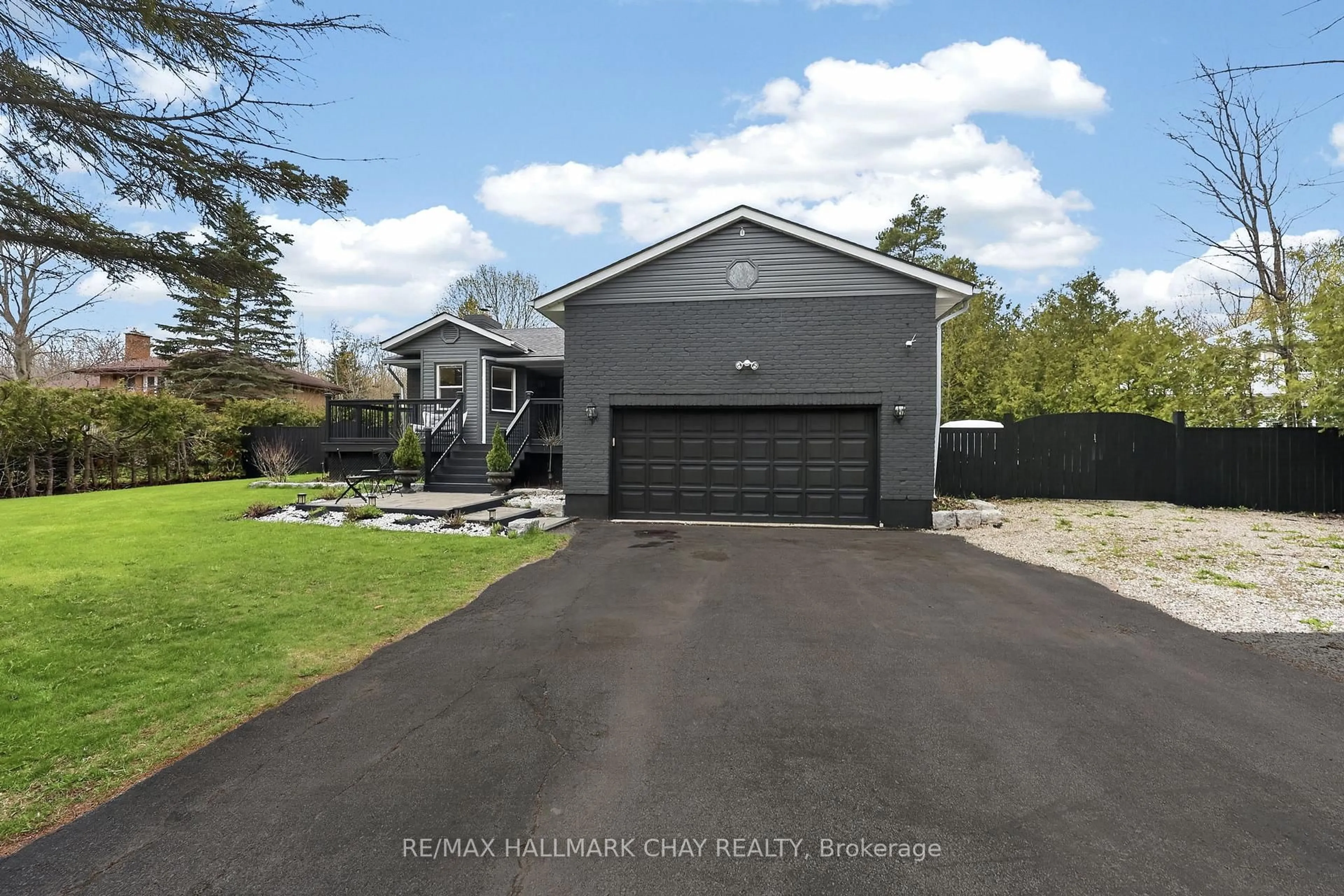 A pic from outside/outdoor area/front of a property/back of a property/a pic from drone, water/lake/river/ocean view for 2330 Lakeshore Rd, Oro-Medonte Ontario L0L 1T0