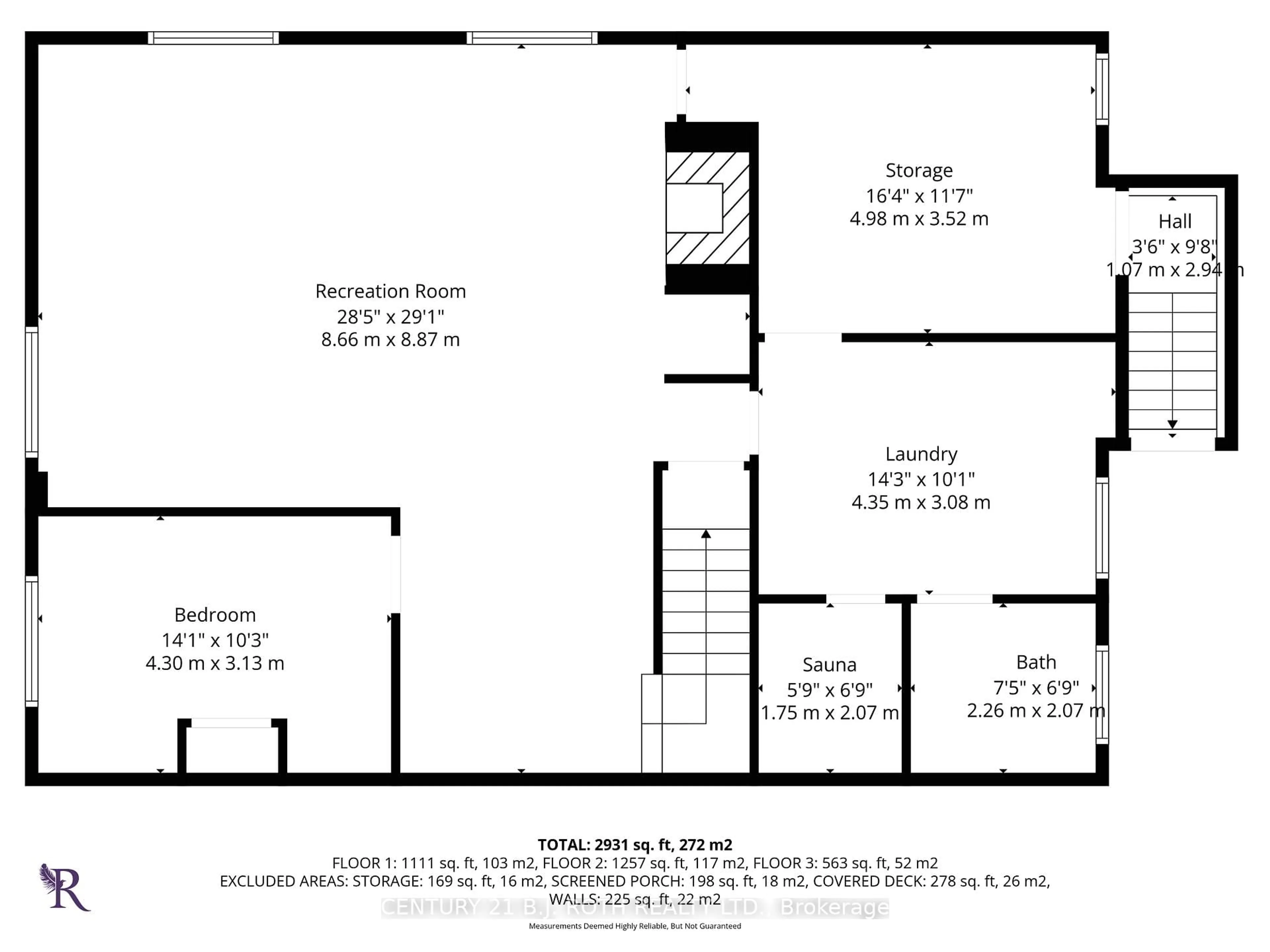 Floor plan for 2710 Portage Tr, Springwater Ontario L9X 0J3