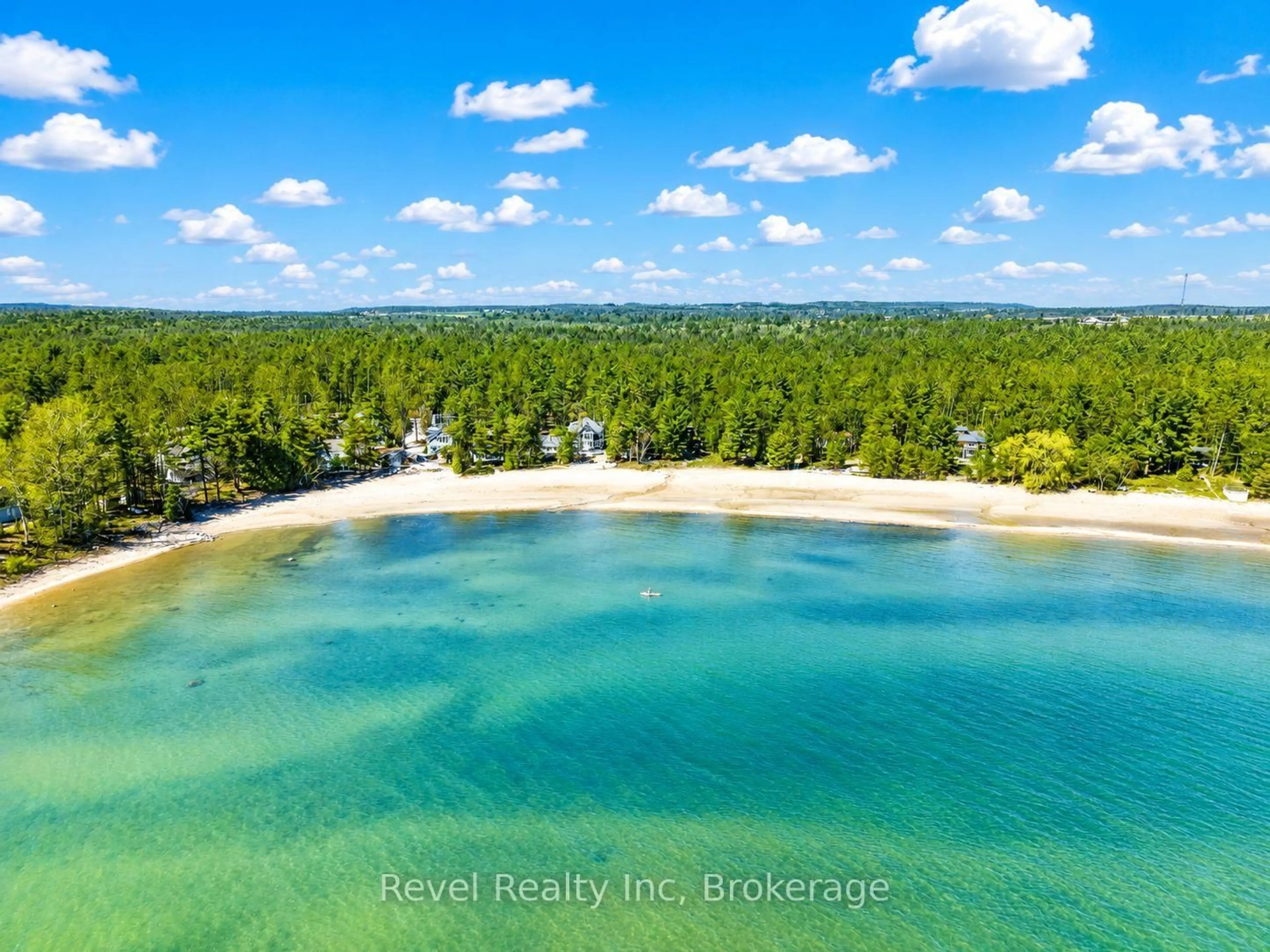 A pic from outside/outdoor area/front of a property/back of a property/a pic from drone, water/lake/river/ocean view for 12 Walker Rd, Tiny Ontario L0L 2J0