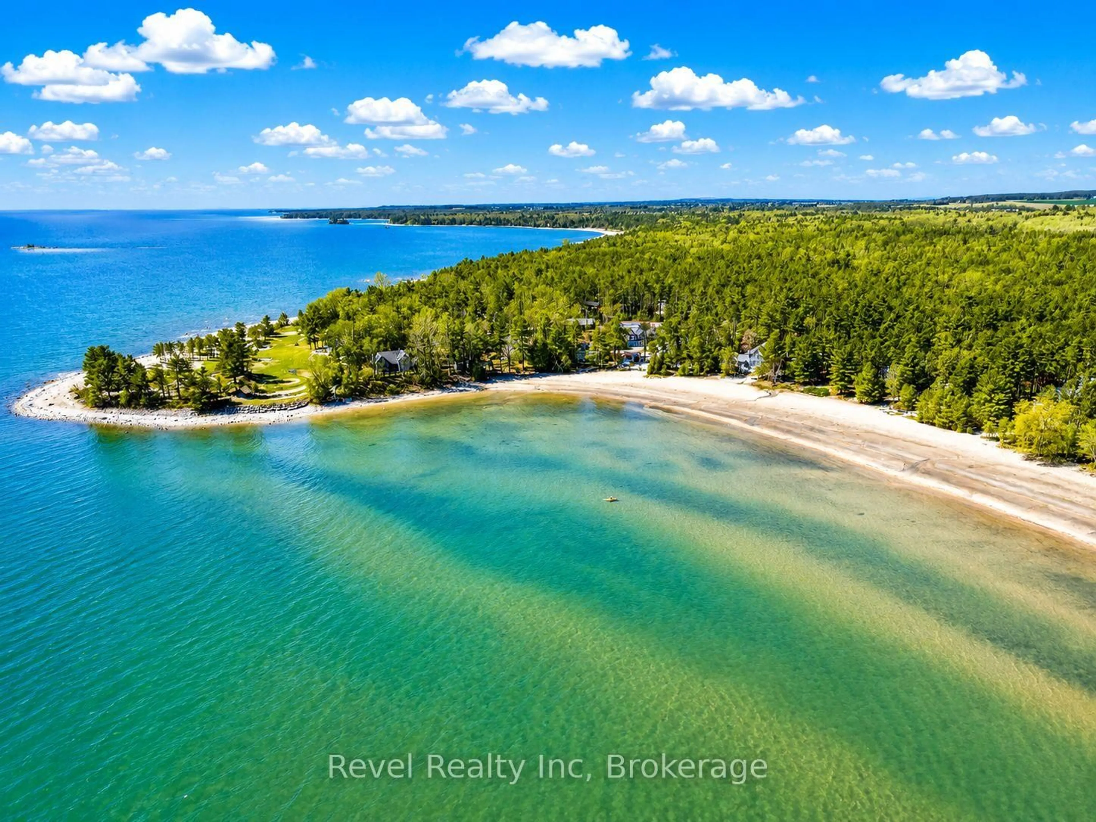 A pic from outside/outdoor area/front of a property/back of a property/a pic from drone, water/lake/river/ocean view for 12 Walker Rd, Tiny Ontario L0L 2J0