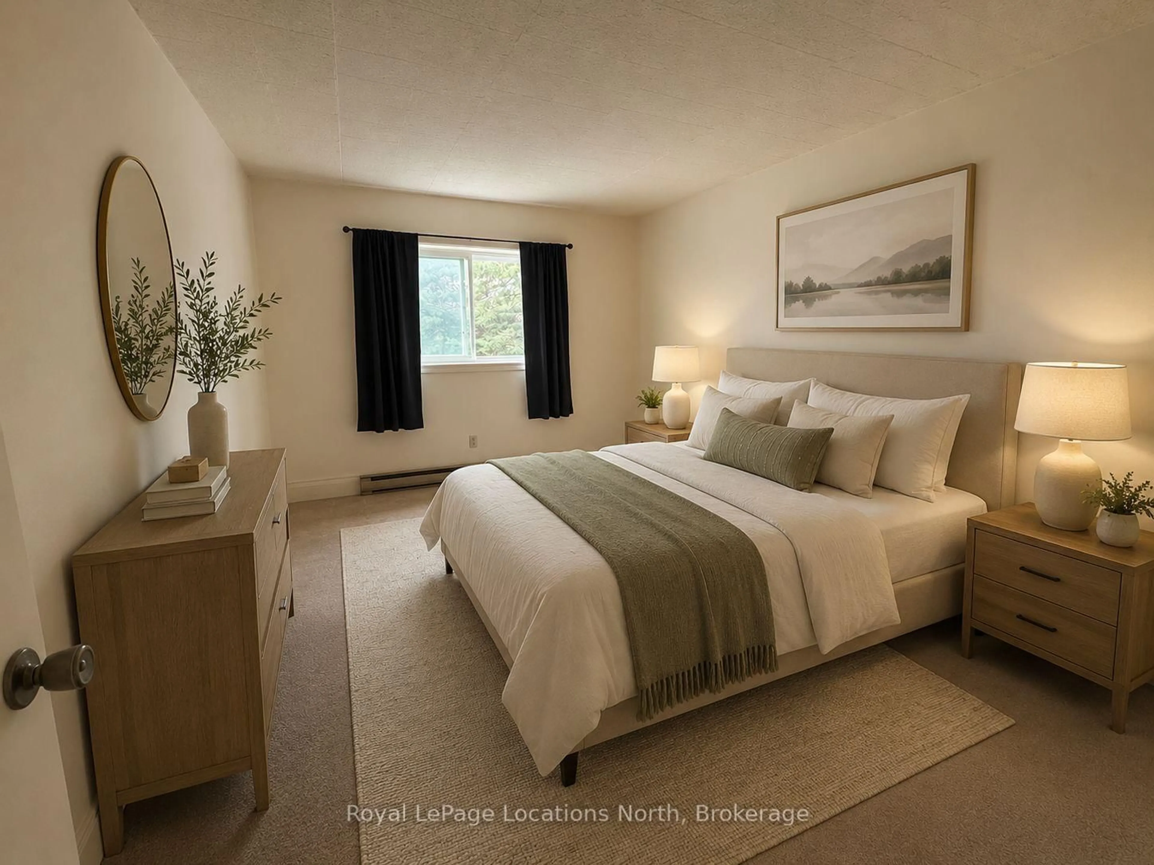 Bedroom with bed, unknown for 184 Eighth St #307, Collingwood Ontario L9Y 2C8