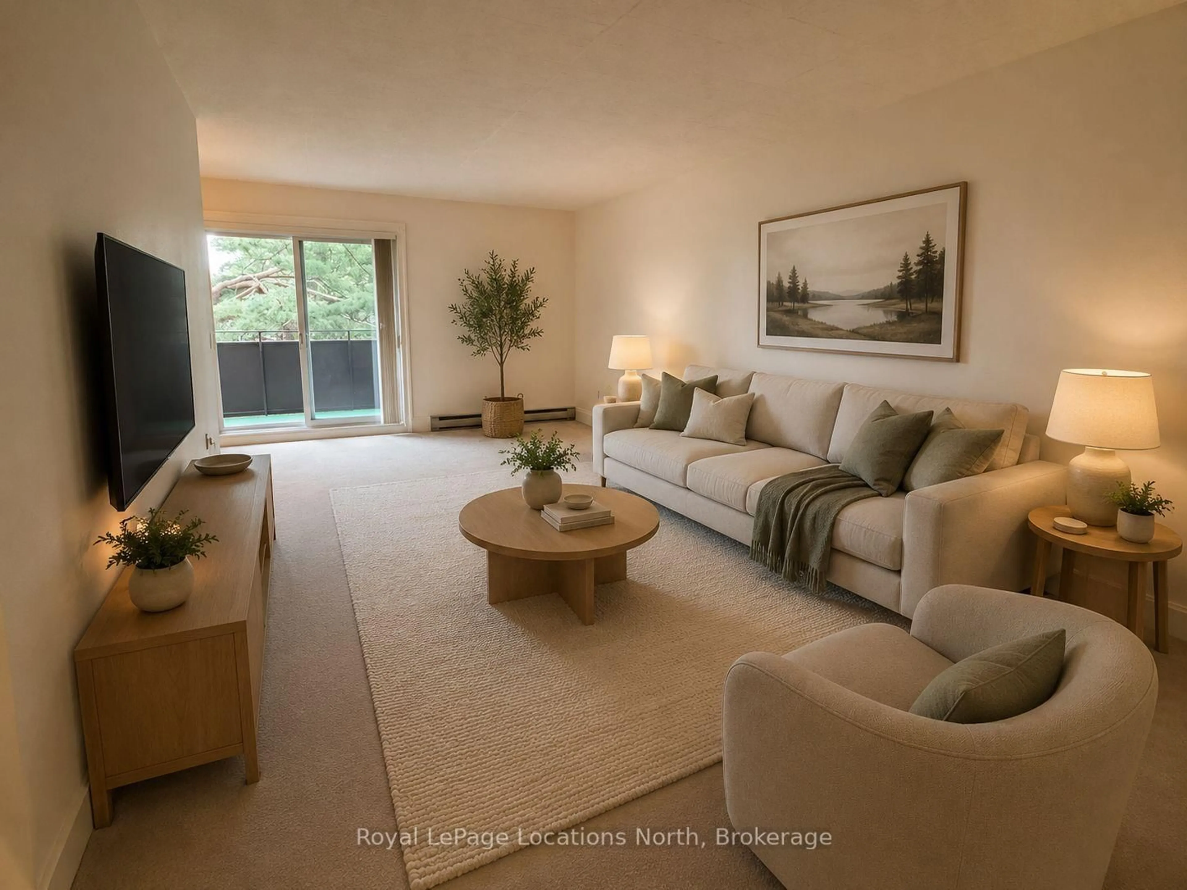 Living room with furniture, unknown for 184 Eighth St #307, Collingwood Ontario L9Y 2C8