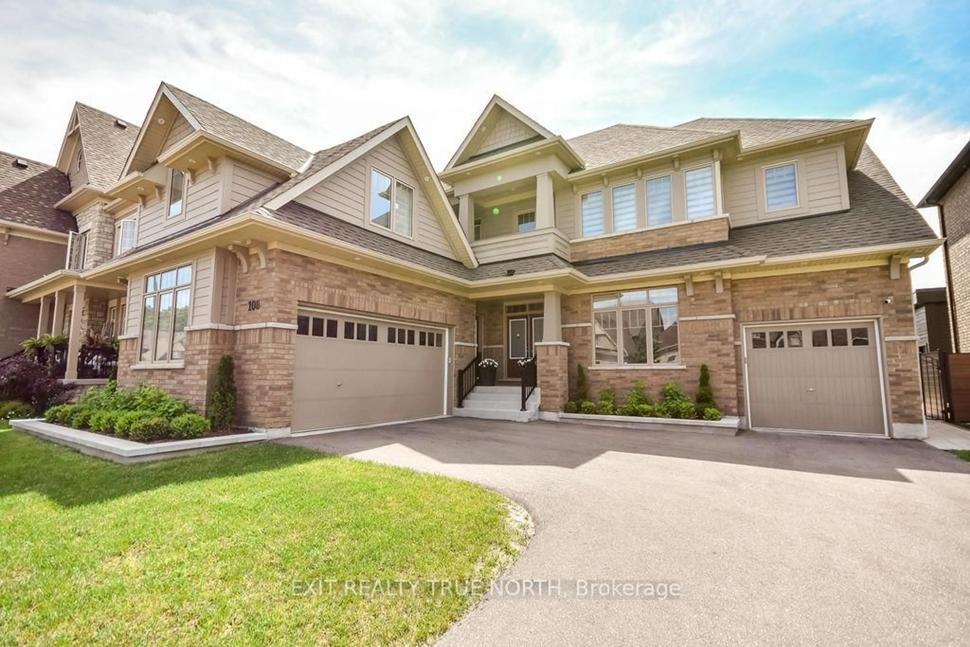 Home with brick exterior material, street for 108 Rugman Cres, Springwater Ontario L9X 2A5