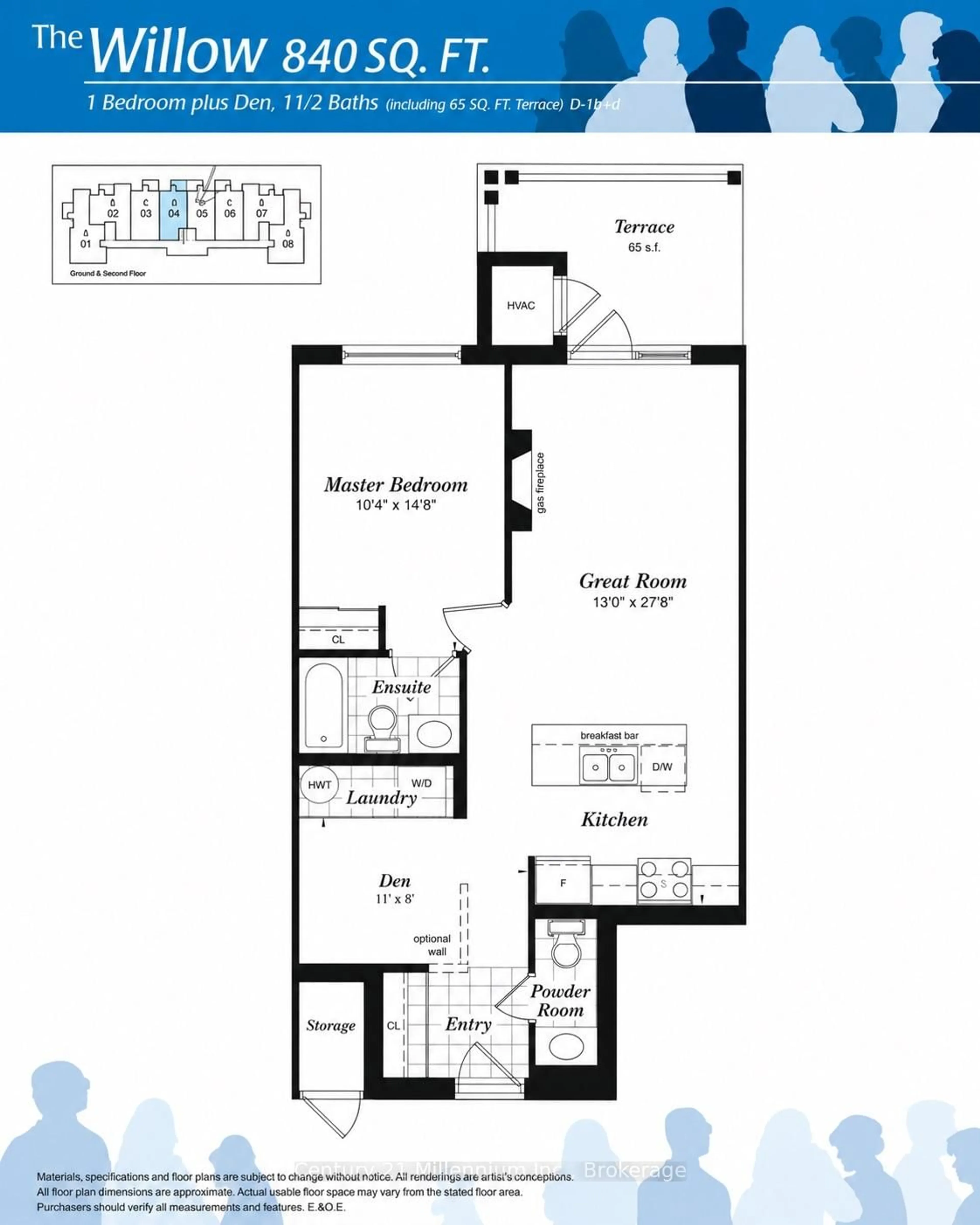 Floor plan for 10 Brandy Lane Dr #204, Collingwood Ontario L9Y 0X4