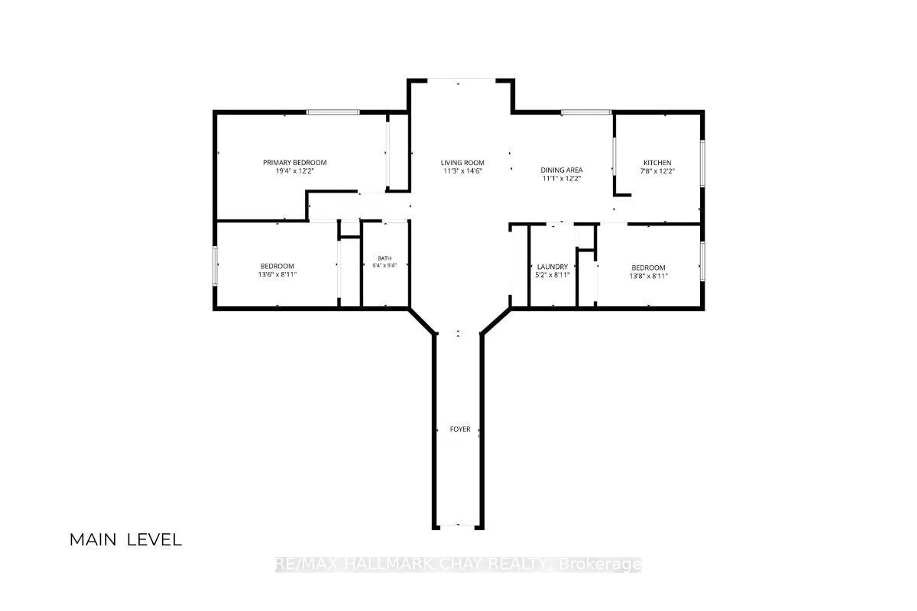 Floor plan for 1 Quail Cres #103, Barrie Ontario L4N 6W9