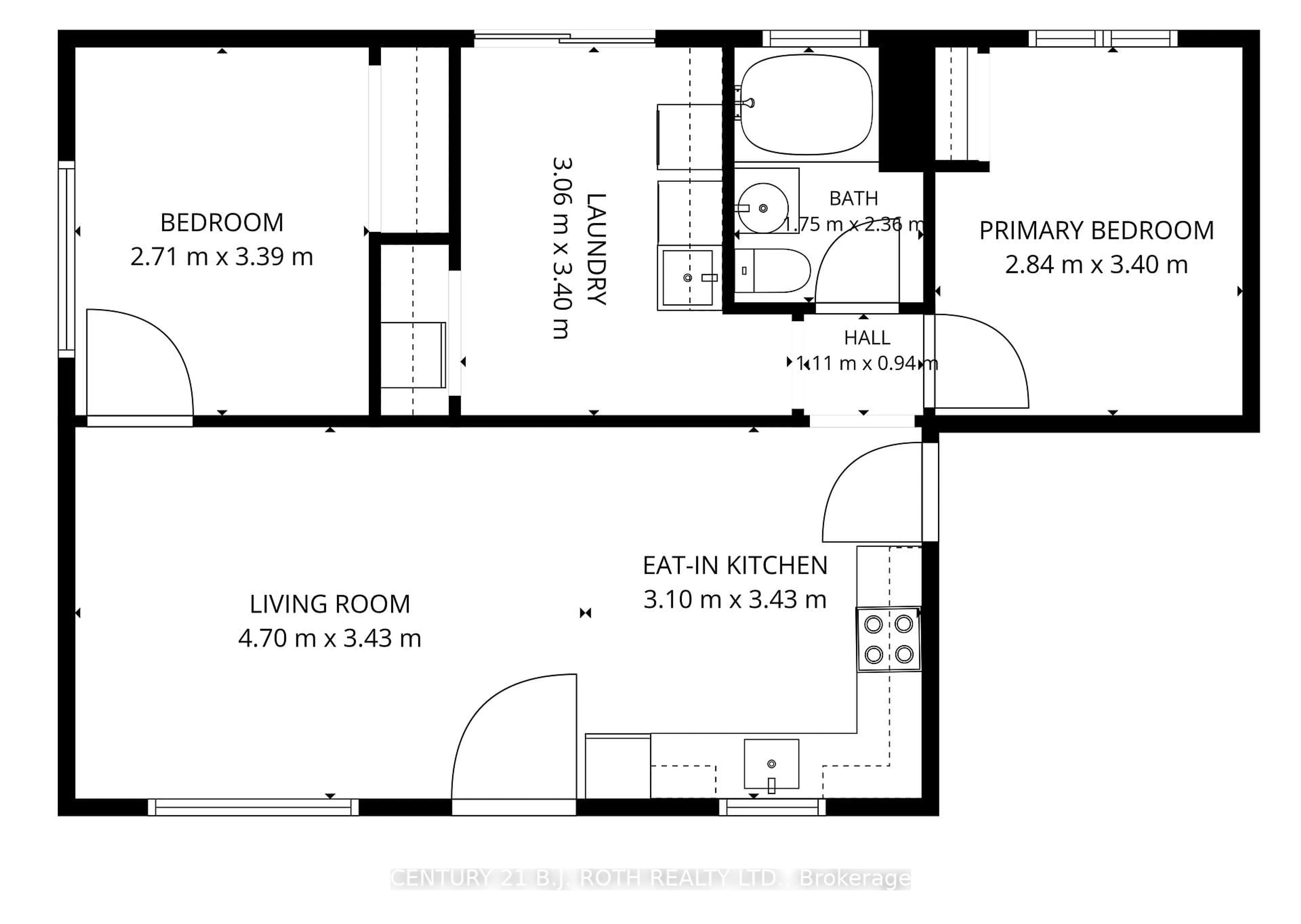 Floor plan for 3408 Coronation Ave, Severn Ontario L0K 1G0