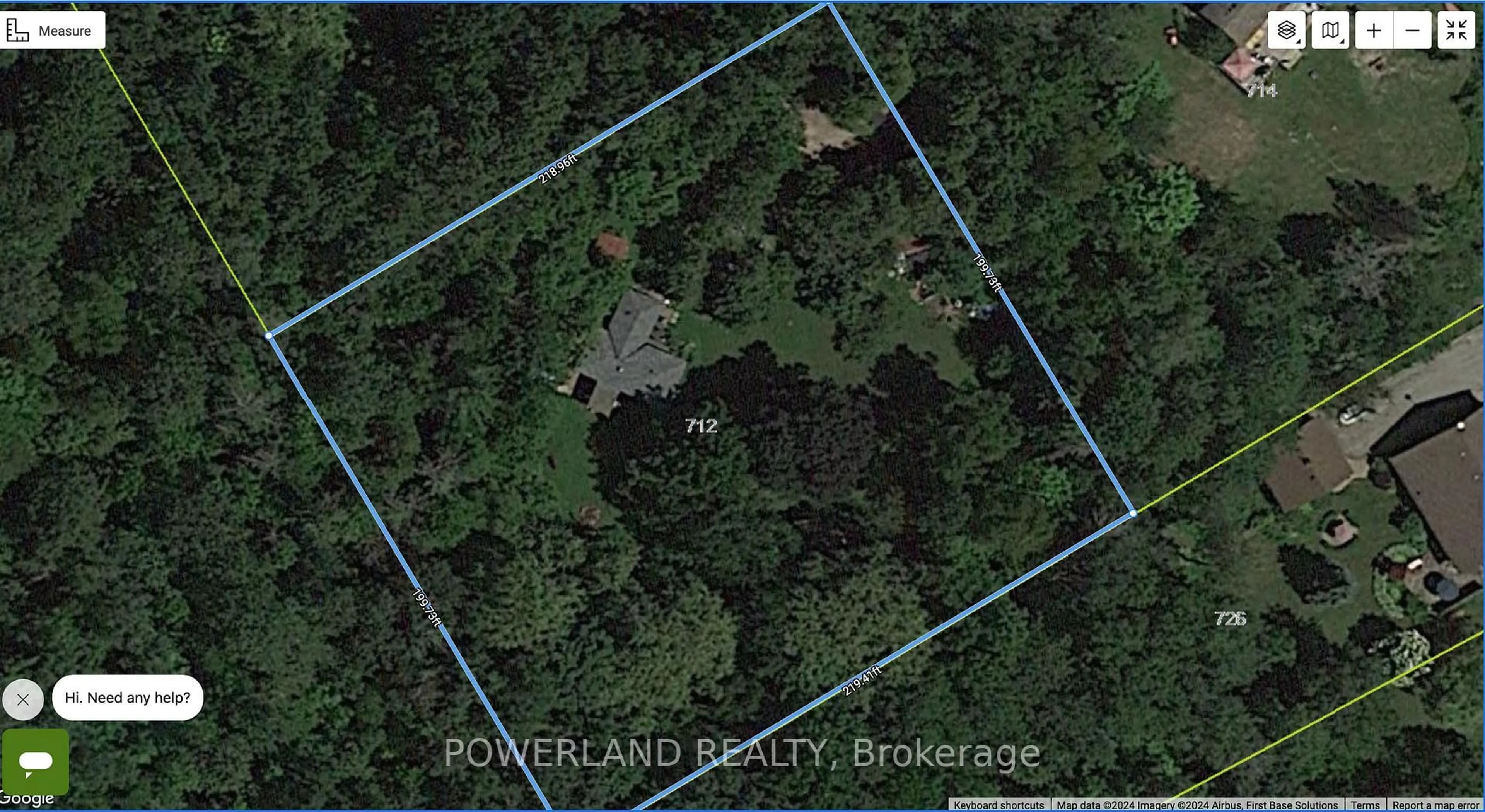 A pic from outside/outdoor area/front of a property/back of a property/a pic from drone, forest/trees view for 712 Line 9 St, Oro-Medonte Ontario L0L 1T0
