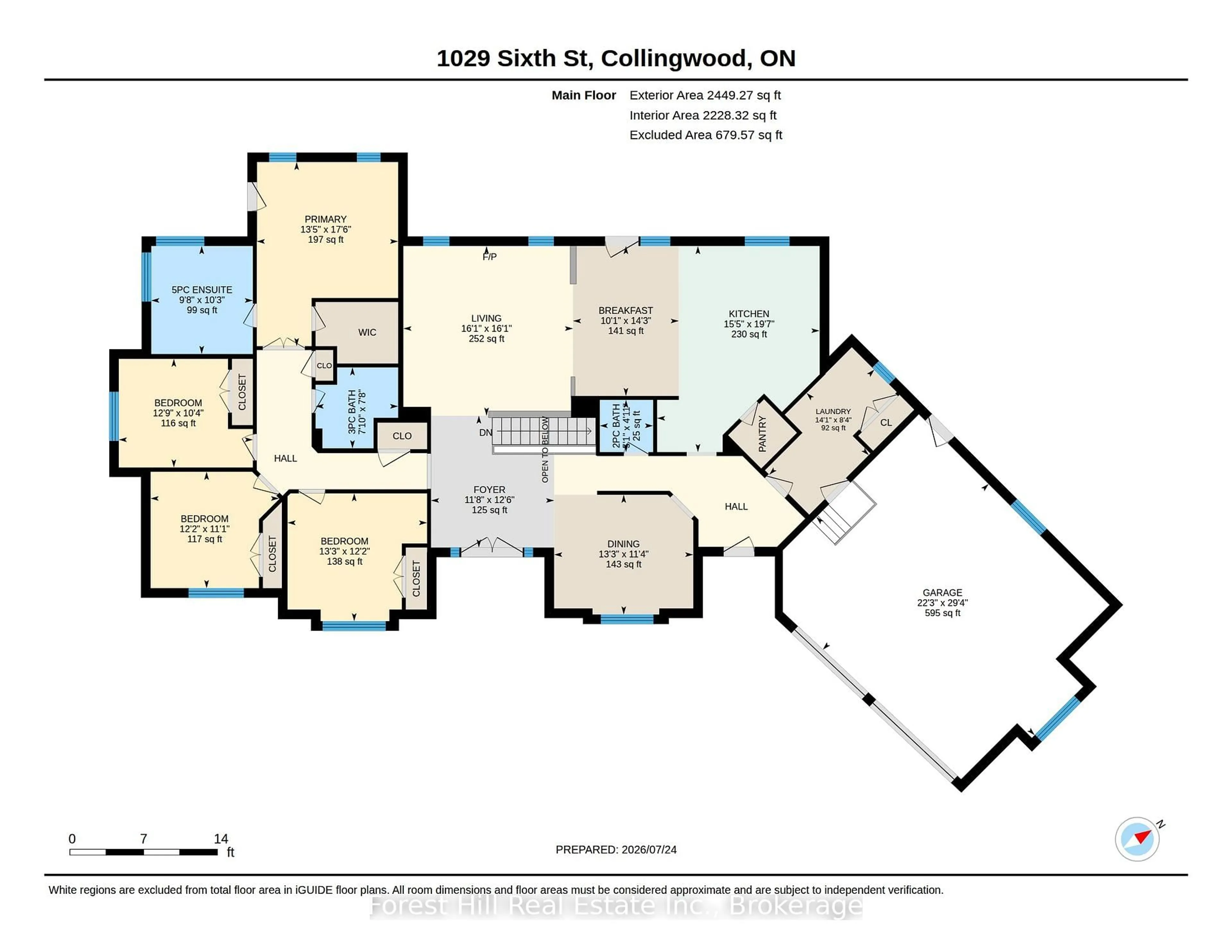 Floor plan for 1029 Sixth St, Collingwood Ontario L9Y 3Y9