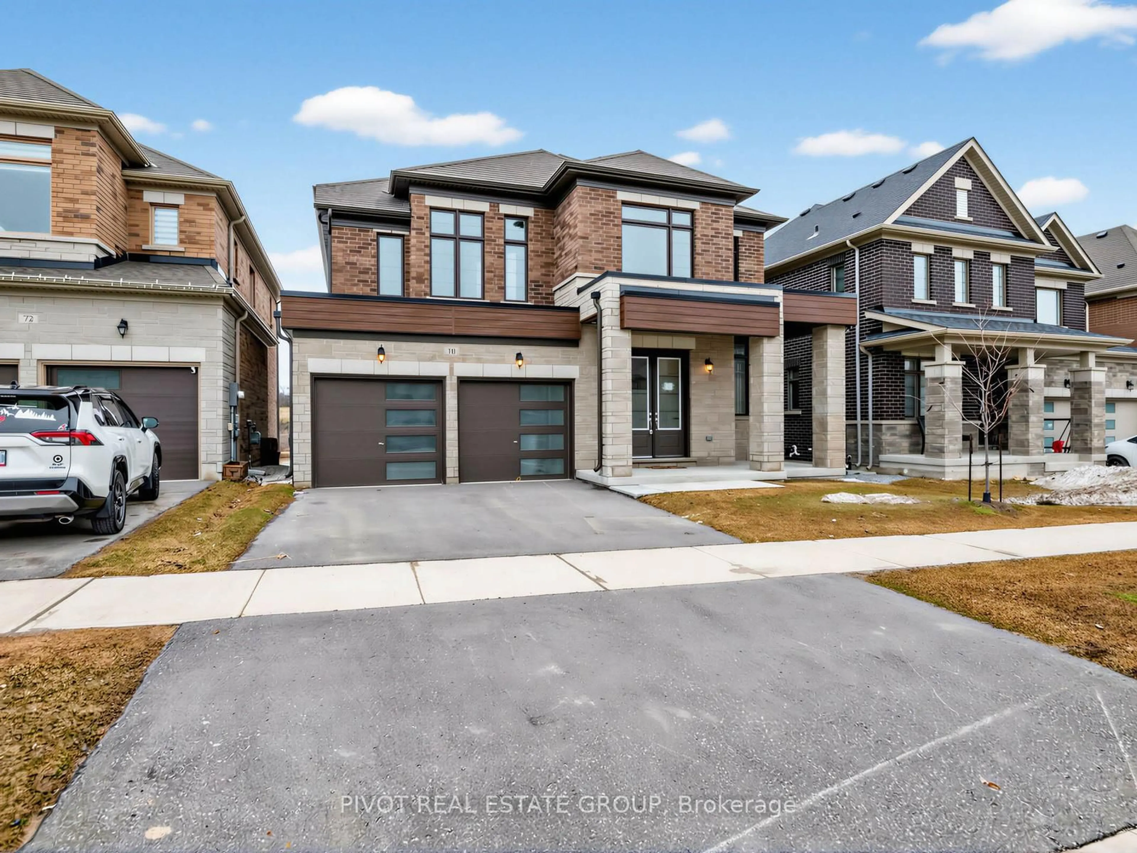 Home with brick exterior material, street for 70 Calypso Ave, Springwater Ontario L9X 2C5