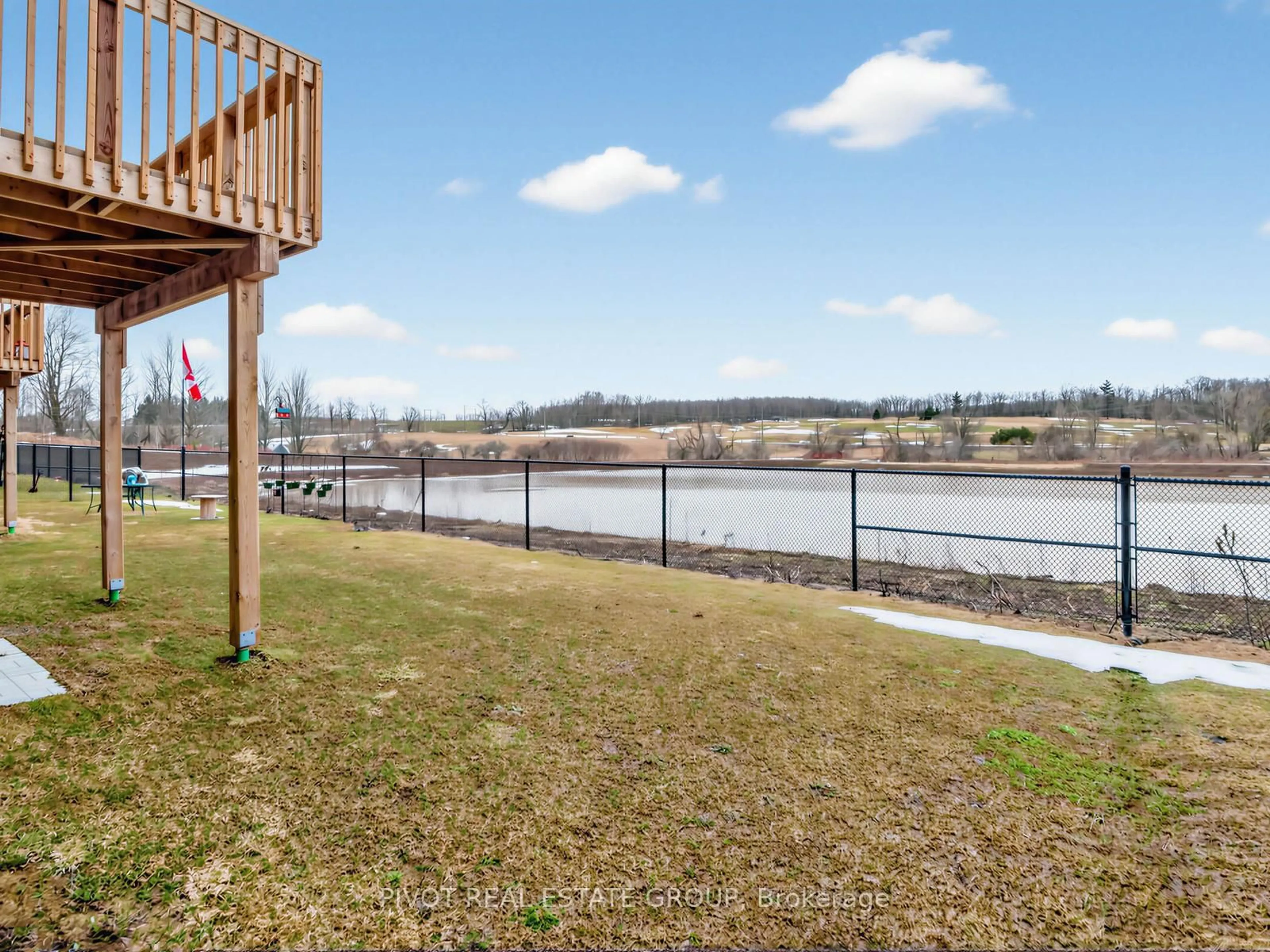 Patio, water/lake/river/ocean view for 70 Calypso Ave, Springwater Ontario L9X 2C5