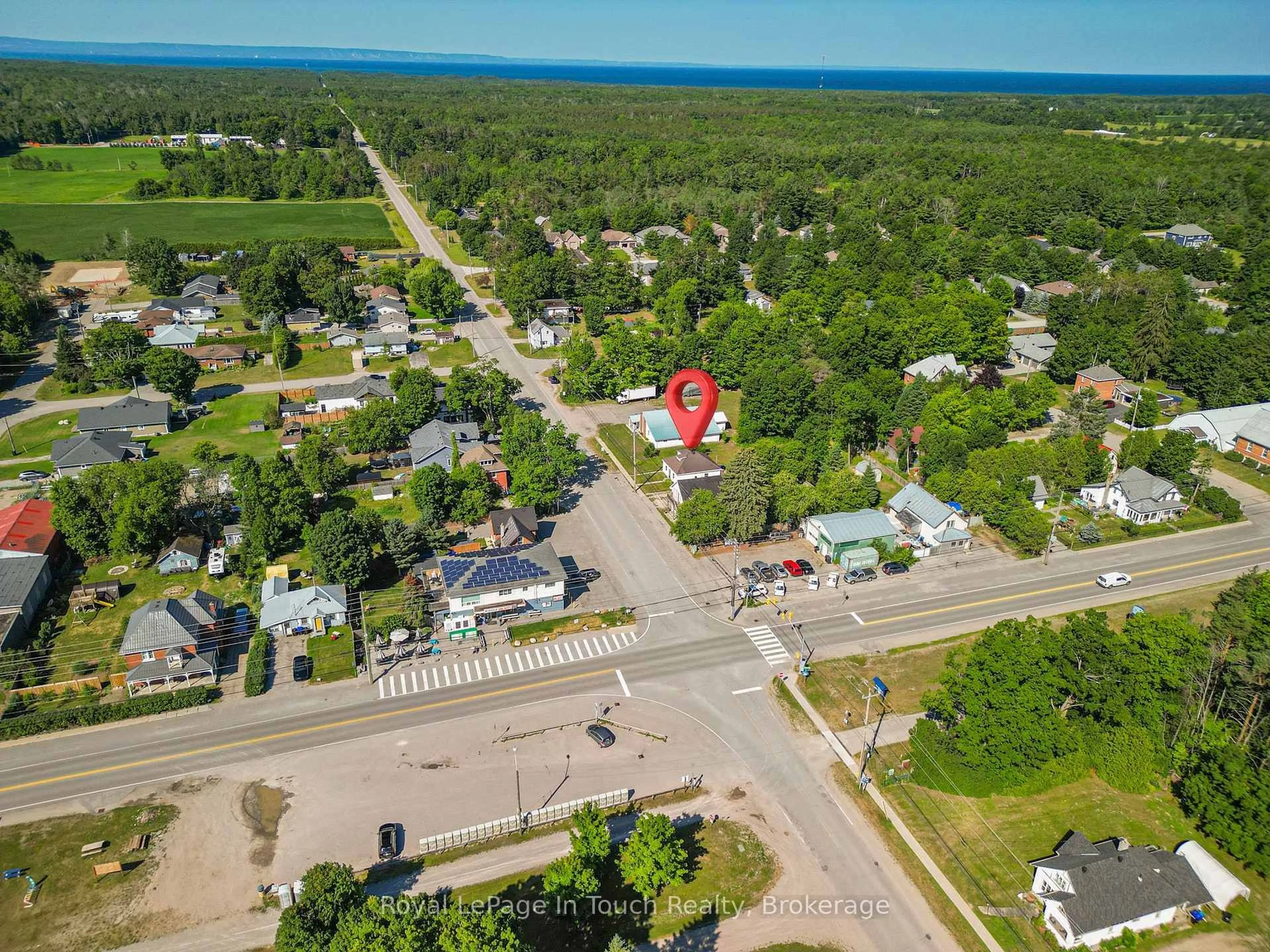 A pic from outside/outdoor area/front of a property/back of a property/a pic from drone, street for 8 Conc 5 Rd, Tiny Ontario L0L 2J0