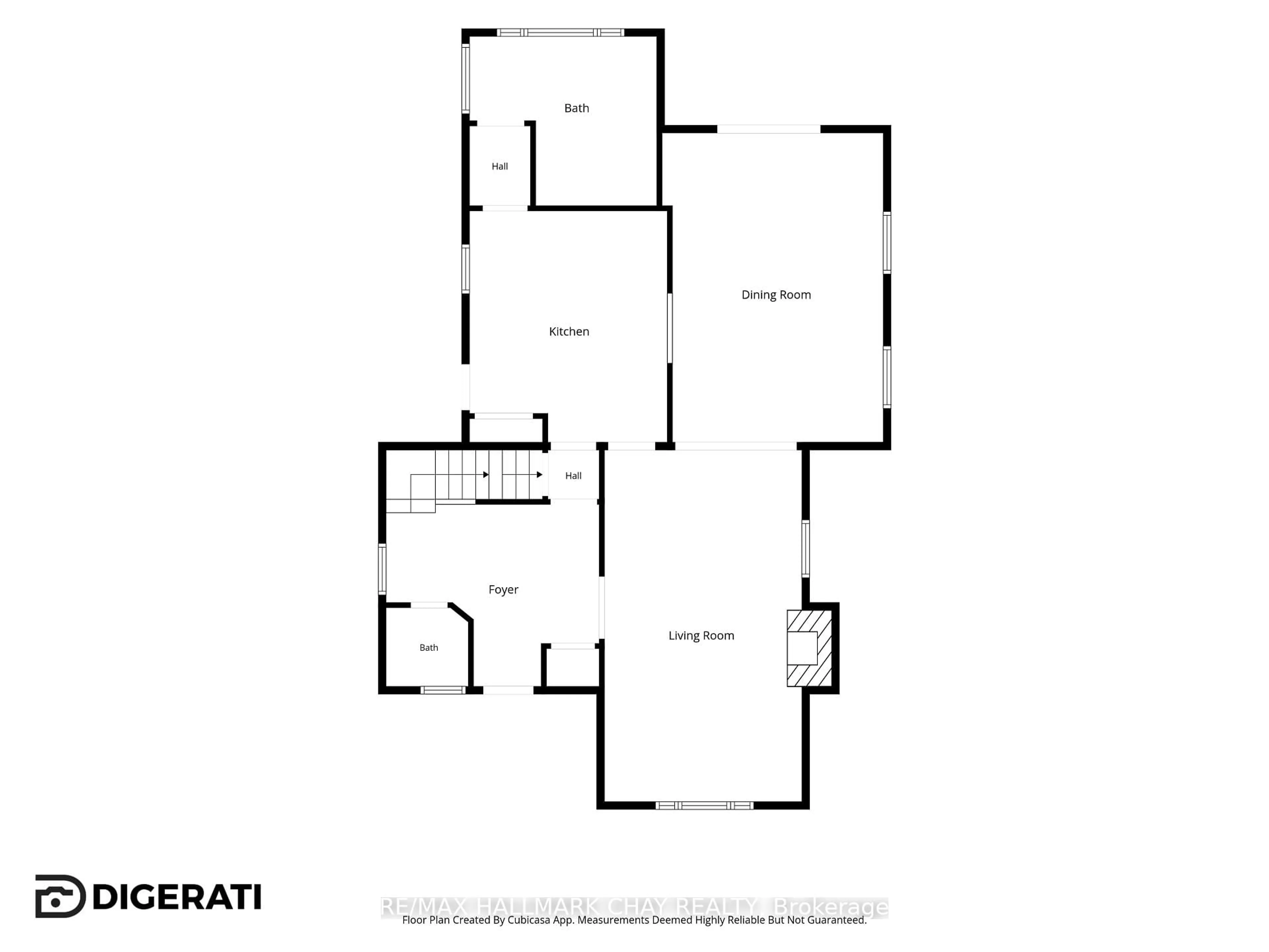 Floor plan for 34 North St, Barrie Ontario L4M 2R9