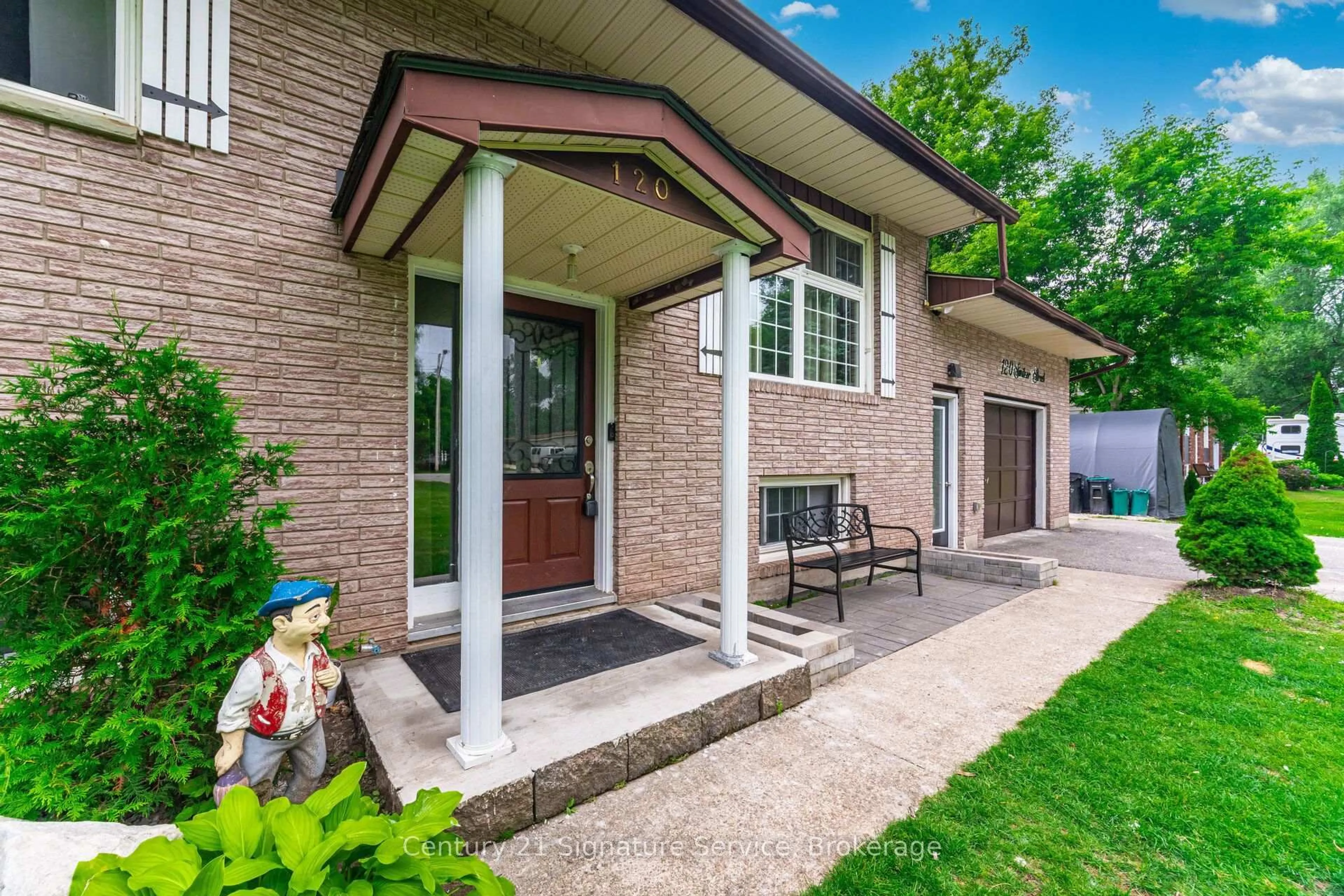 Home with brick exterior material, street for 120 Switzer St, Clearview Ontario L0M 1N0