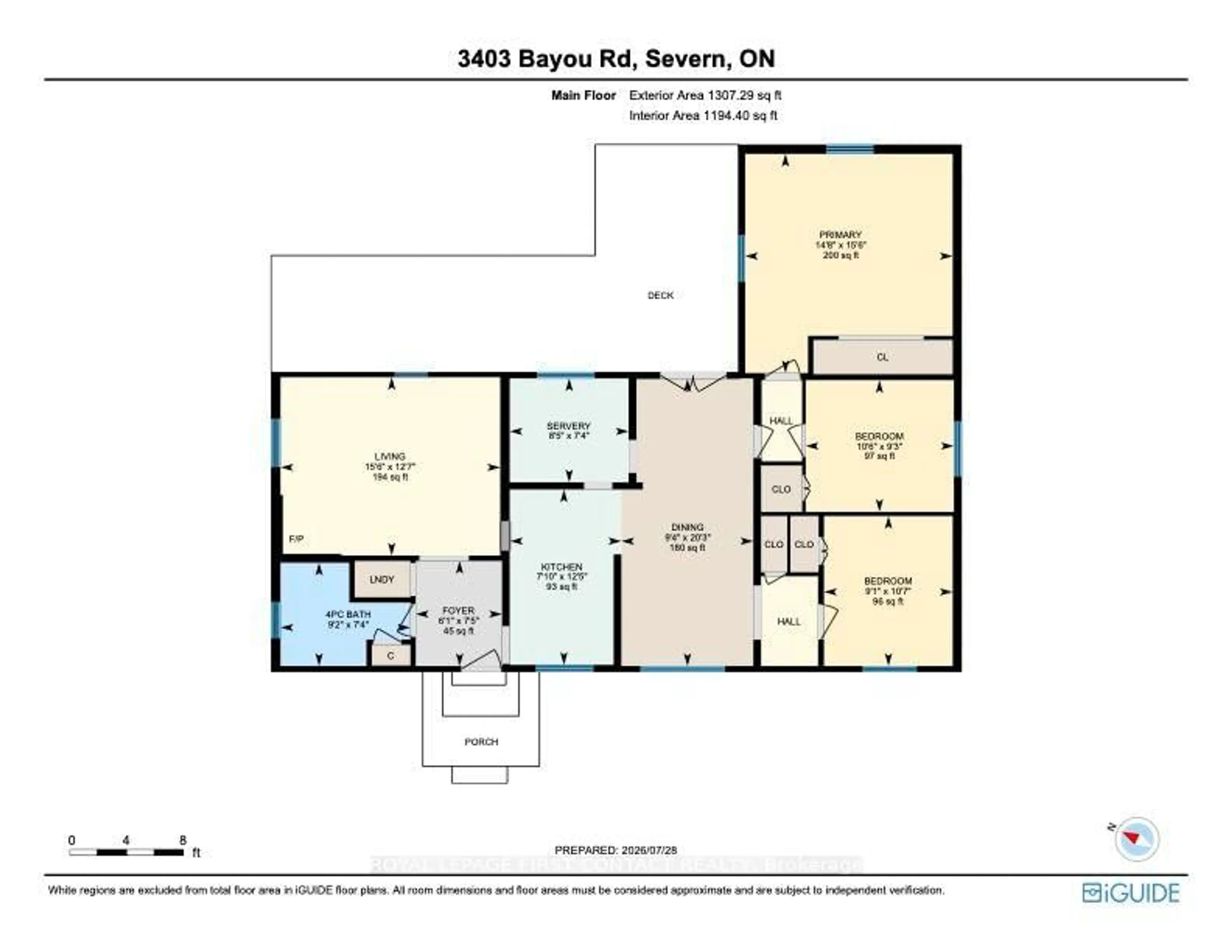 Floor plan for 3403 Bayou Rd, Severn Ontario L3V 6H3