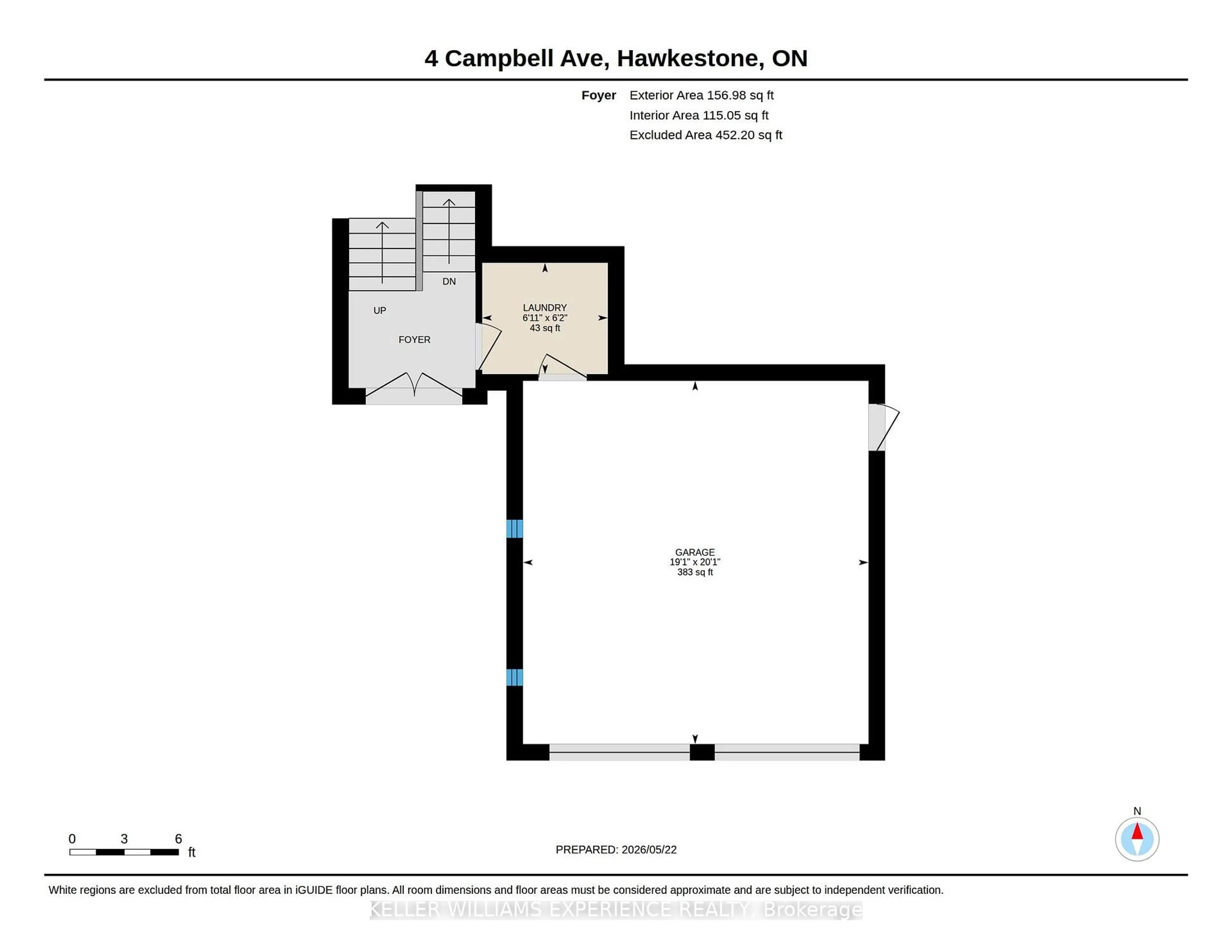 Floor plan for 4 Campbell Ave, Oro-Medonte Ontario L0L 1T0