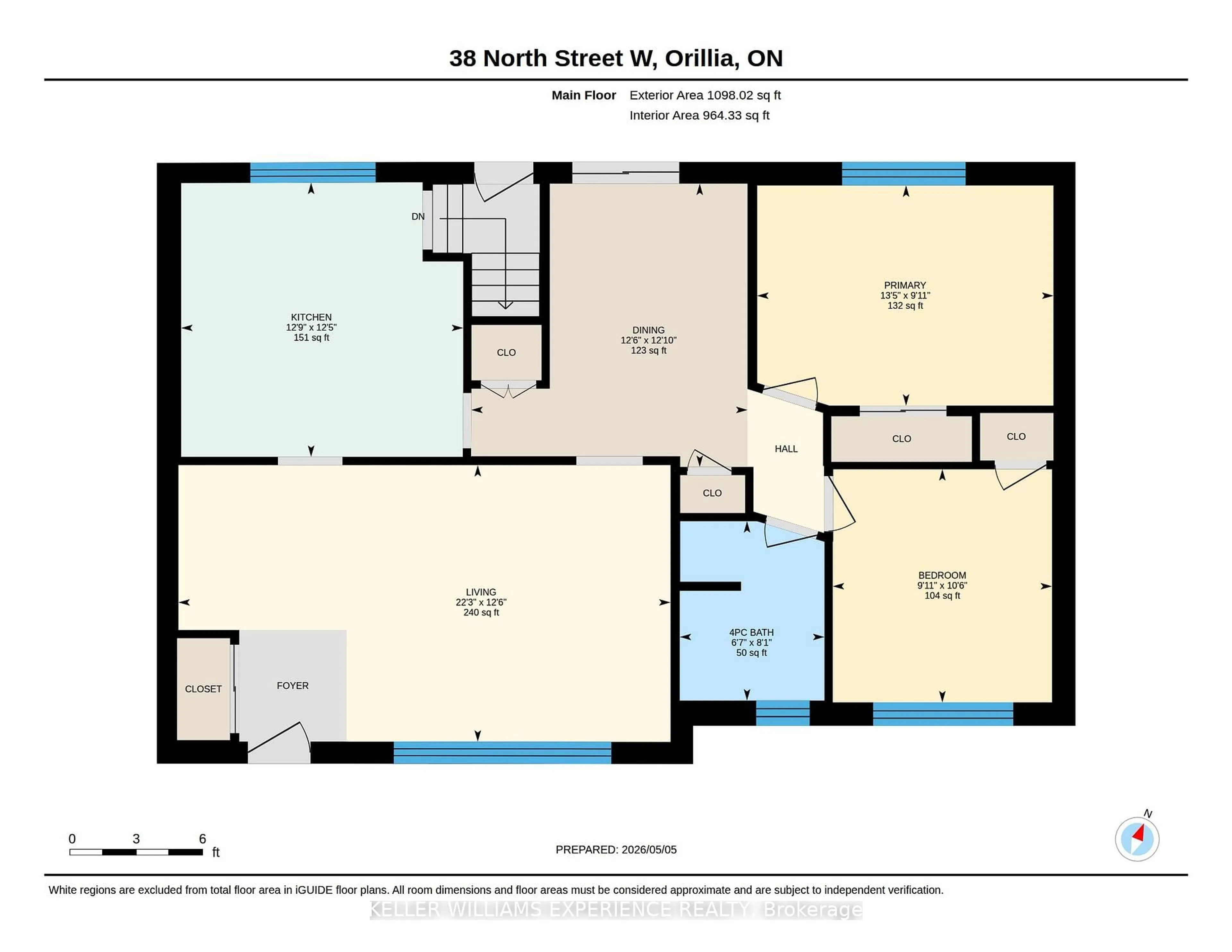 Floor plan for 38 North St, Orillia Ontario L3V 3S5