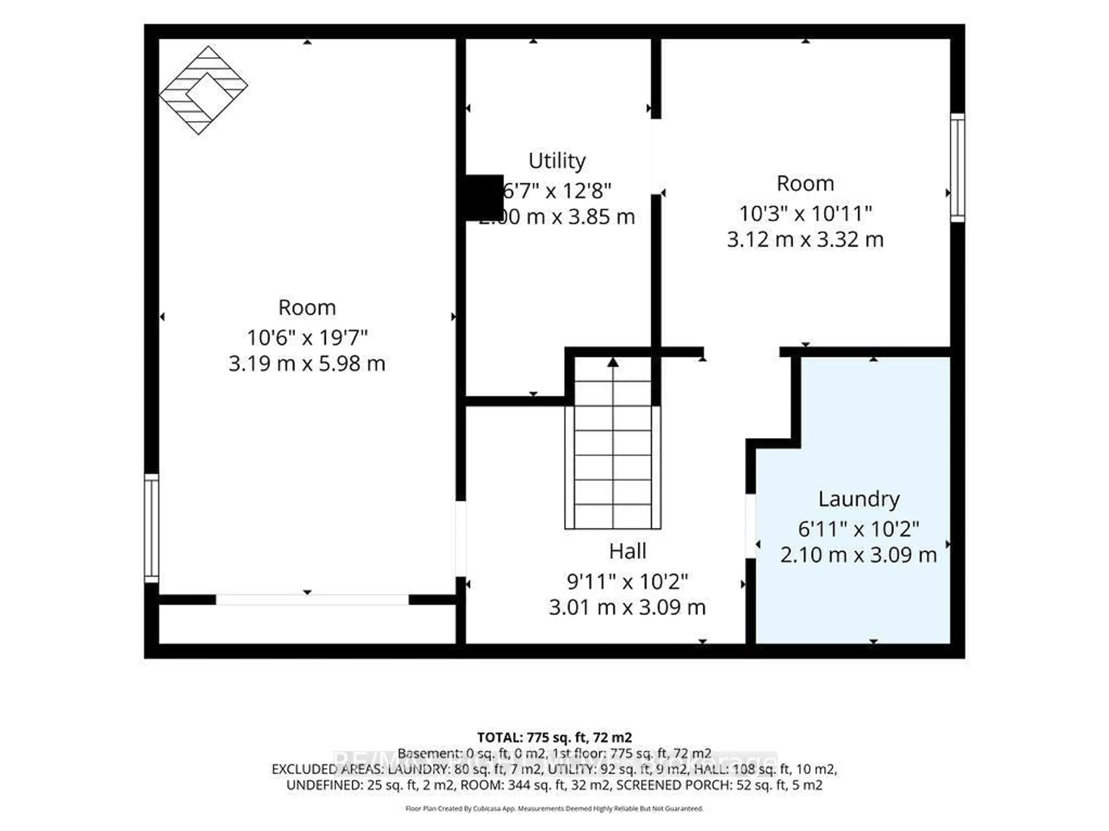 Floor plan for 430 Gill St, Orillia Ontario L3V 4K6
