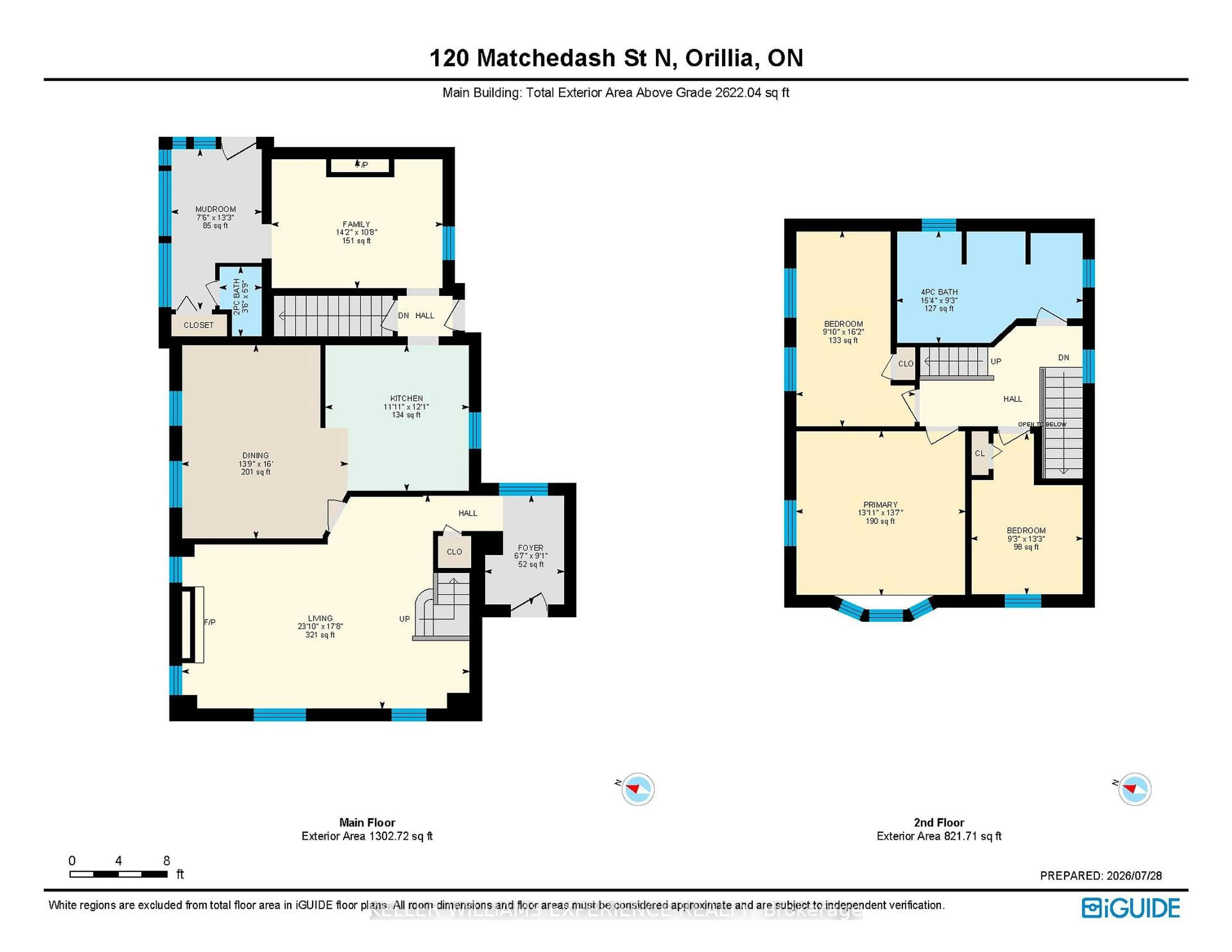 Floor plan for 120 Matchedash St, Orillia Ontario L3V 4T8