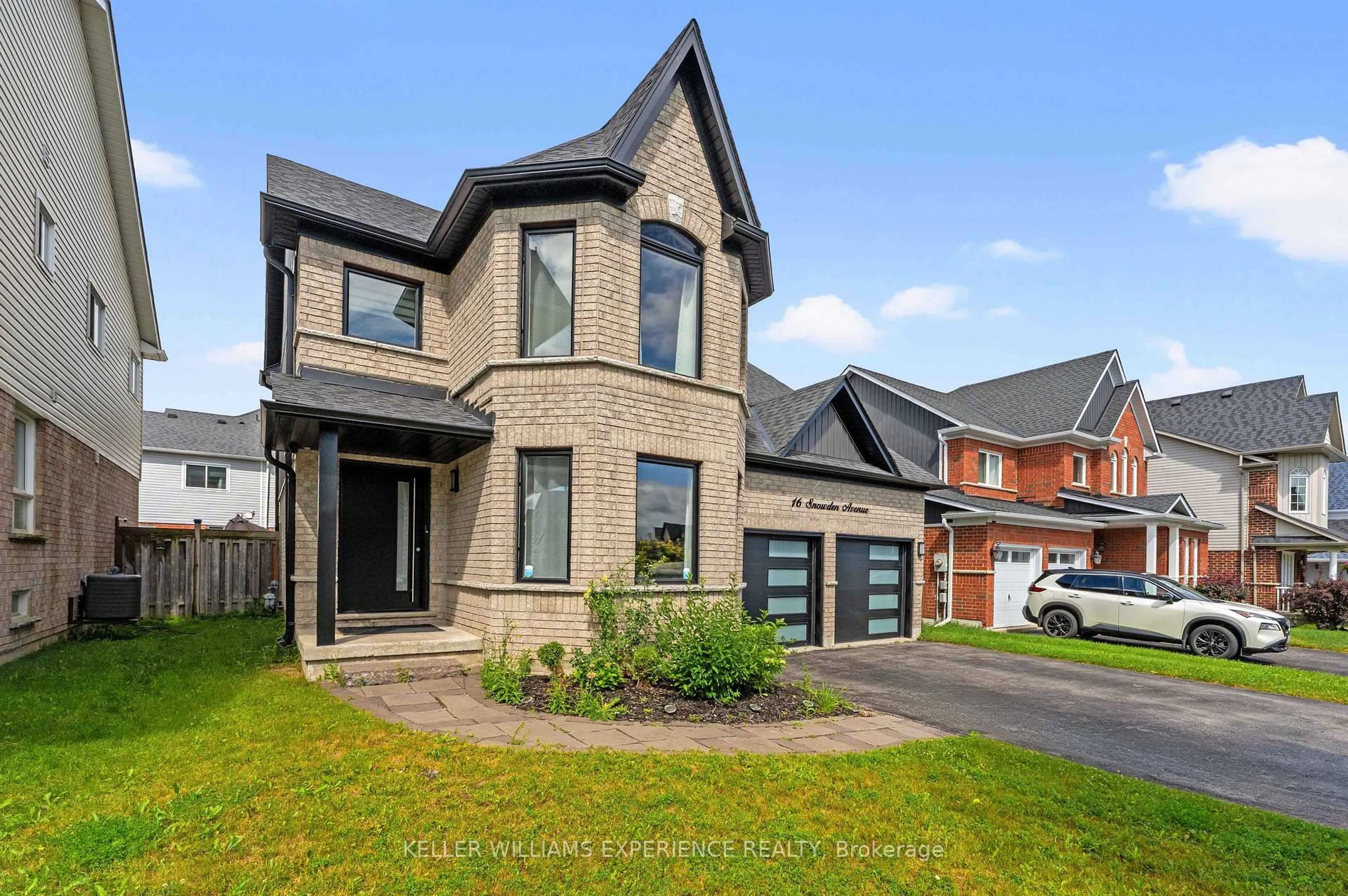 Home with brick exterior material, street for 16 Snowden Ave, Barrie Ontario L4M 7G5
