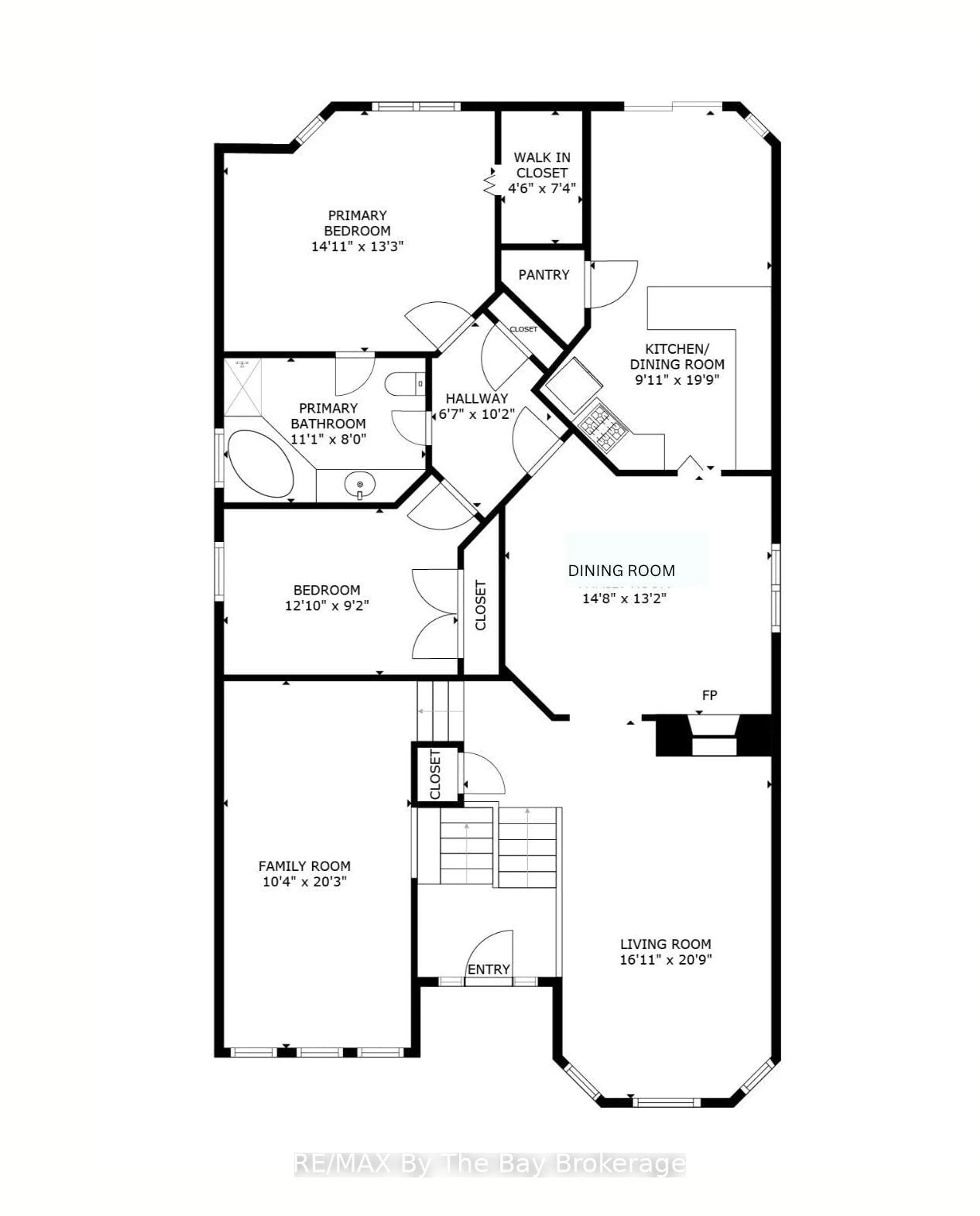 Floor plan for 12 Goldsmith Pl, Wasaga Beach Ontario L9Z 1E5