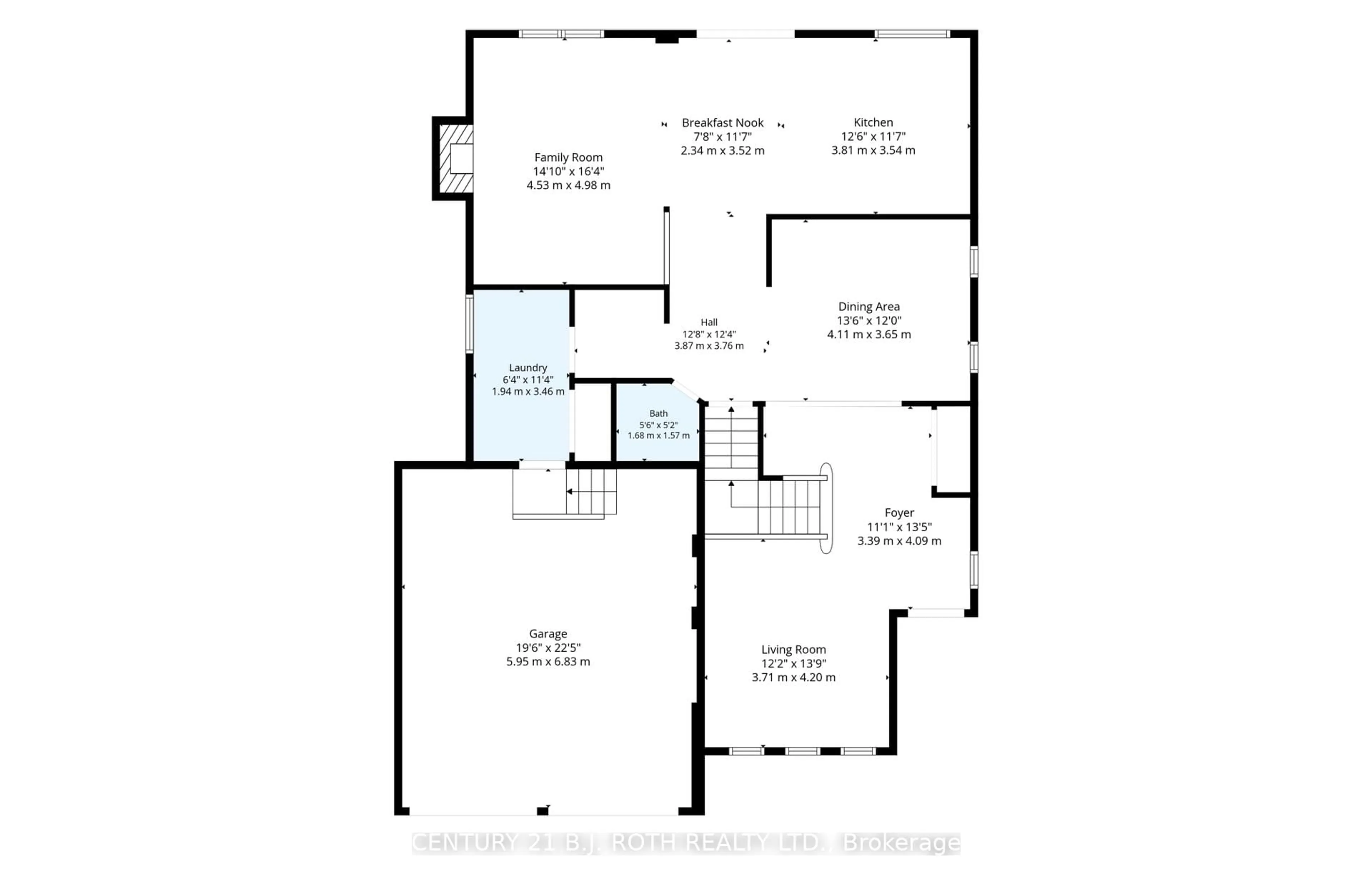 Floor plan for 20 Falcon Cres, Barrie Ontario L4N 0Y9