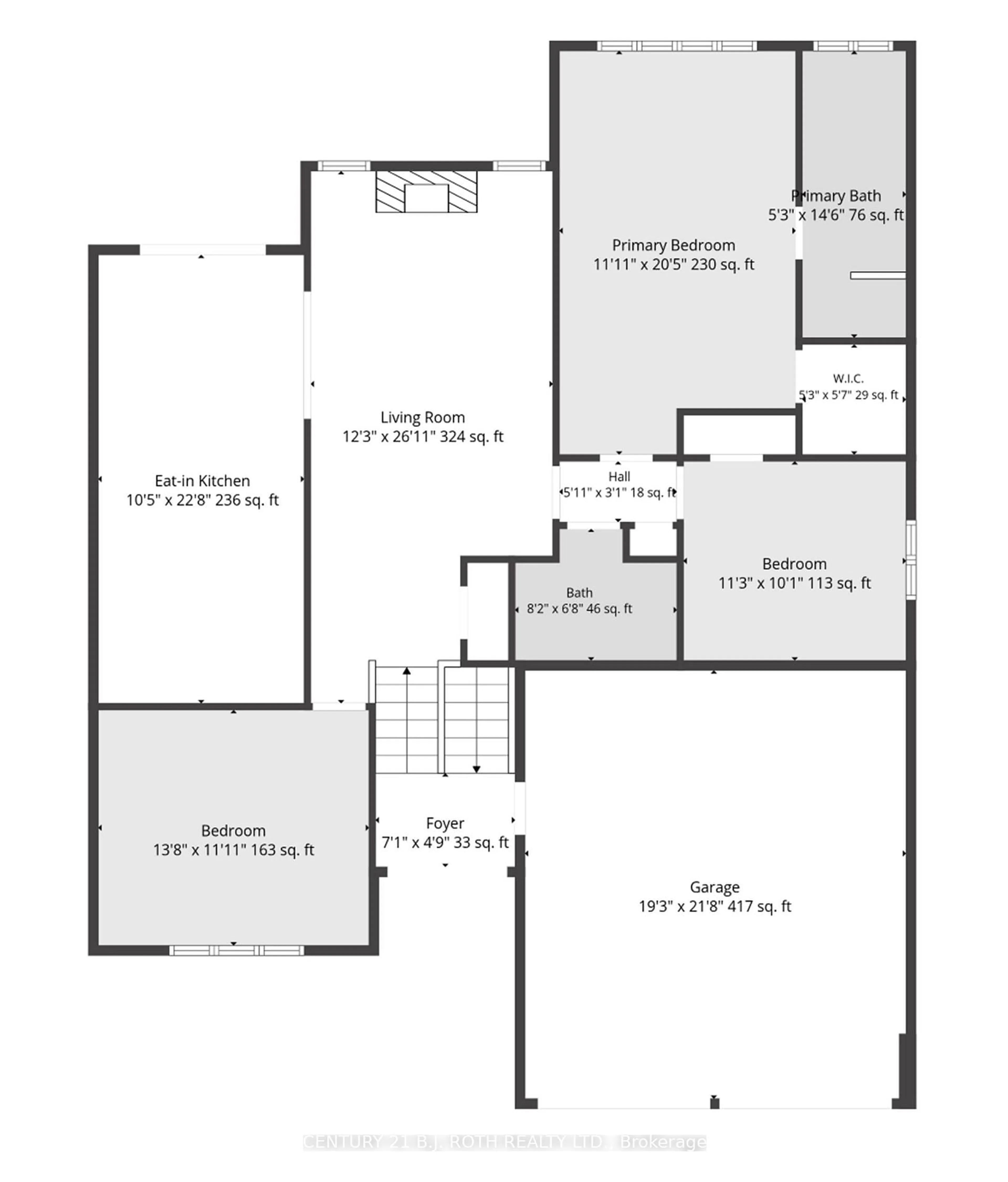 Floor plan for 211 Roy Dr, Clearview Ontario L0M 1S0
