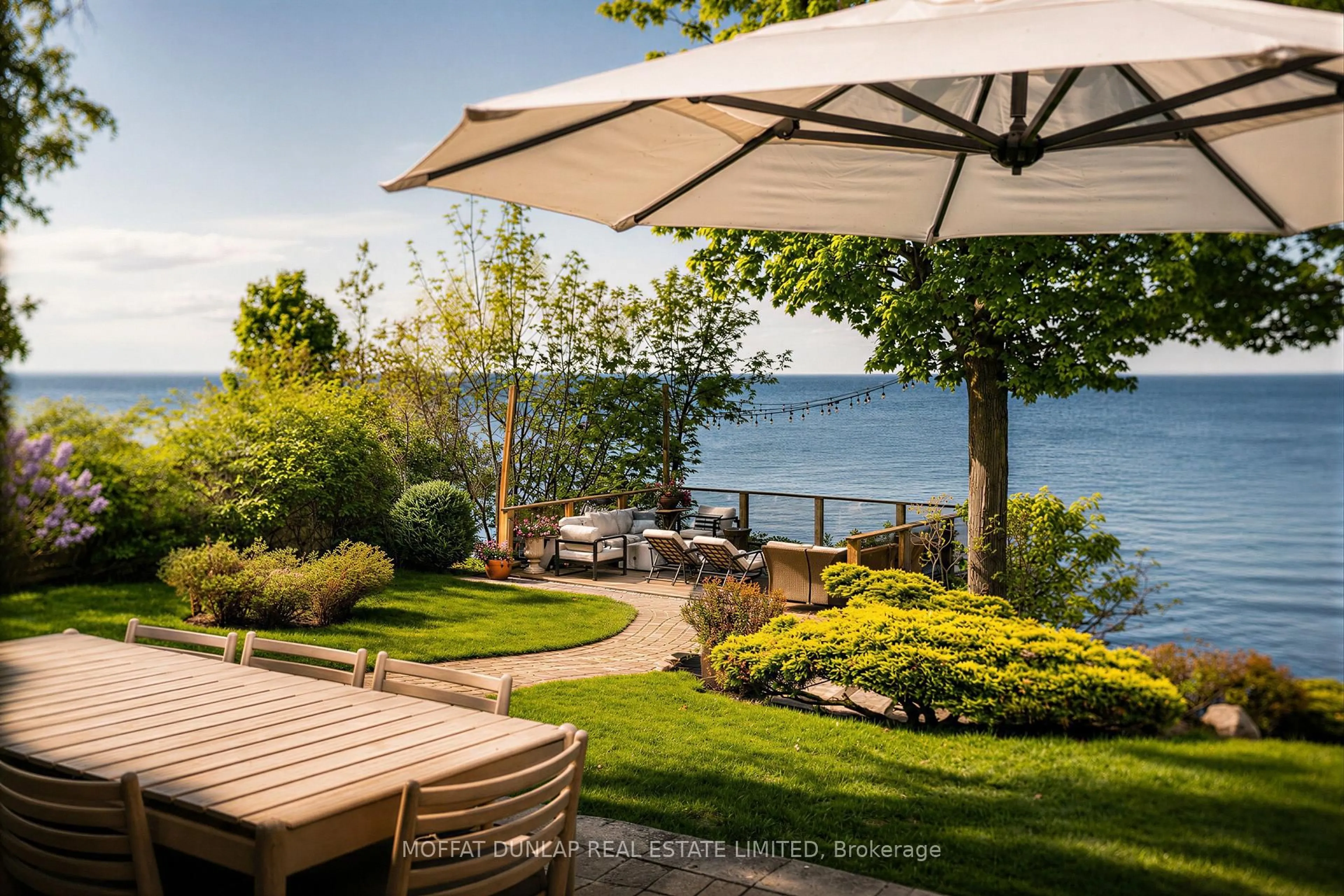 Patio, water/lake/river/ocean view for 25 Grandview Cres, Oro-Medonte Ontario L0L 2E0