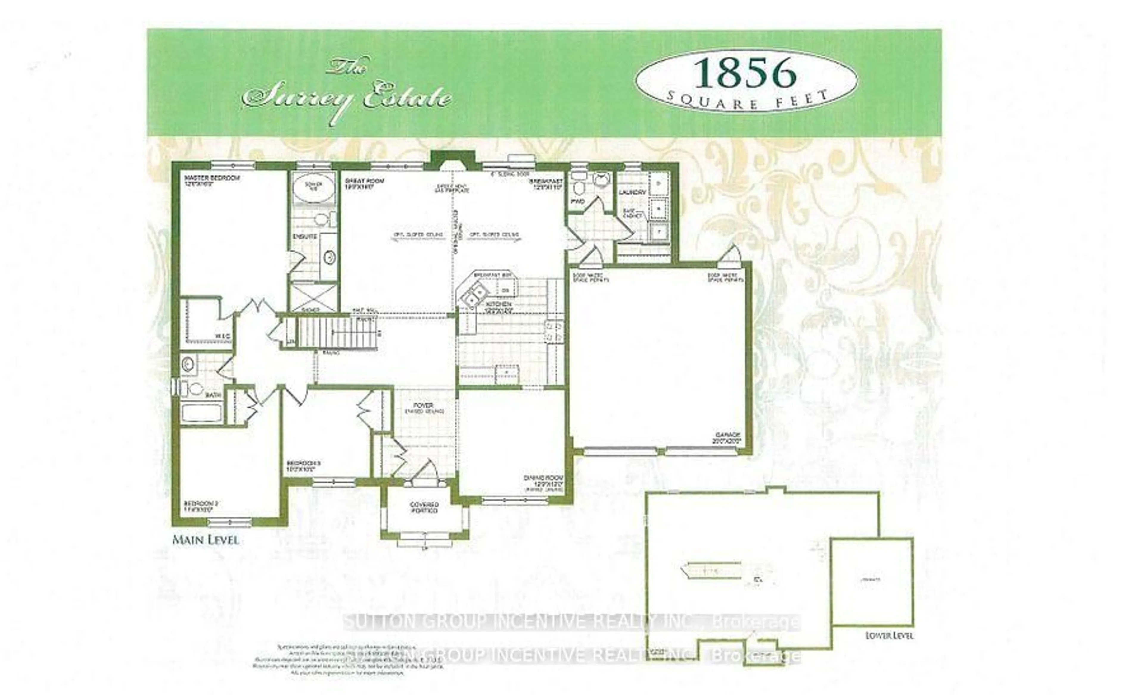 Floor plan for Lot 32 Red Maple St, Springwater Ontario L9X 2E5