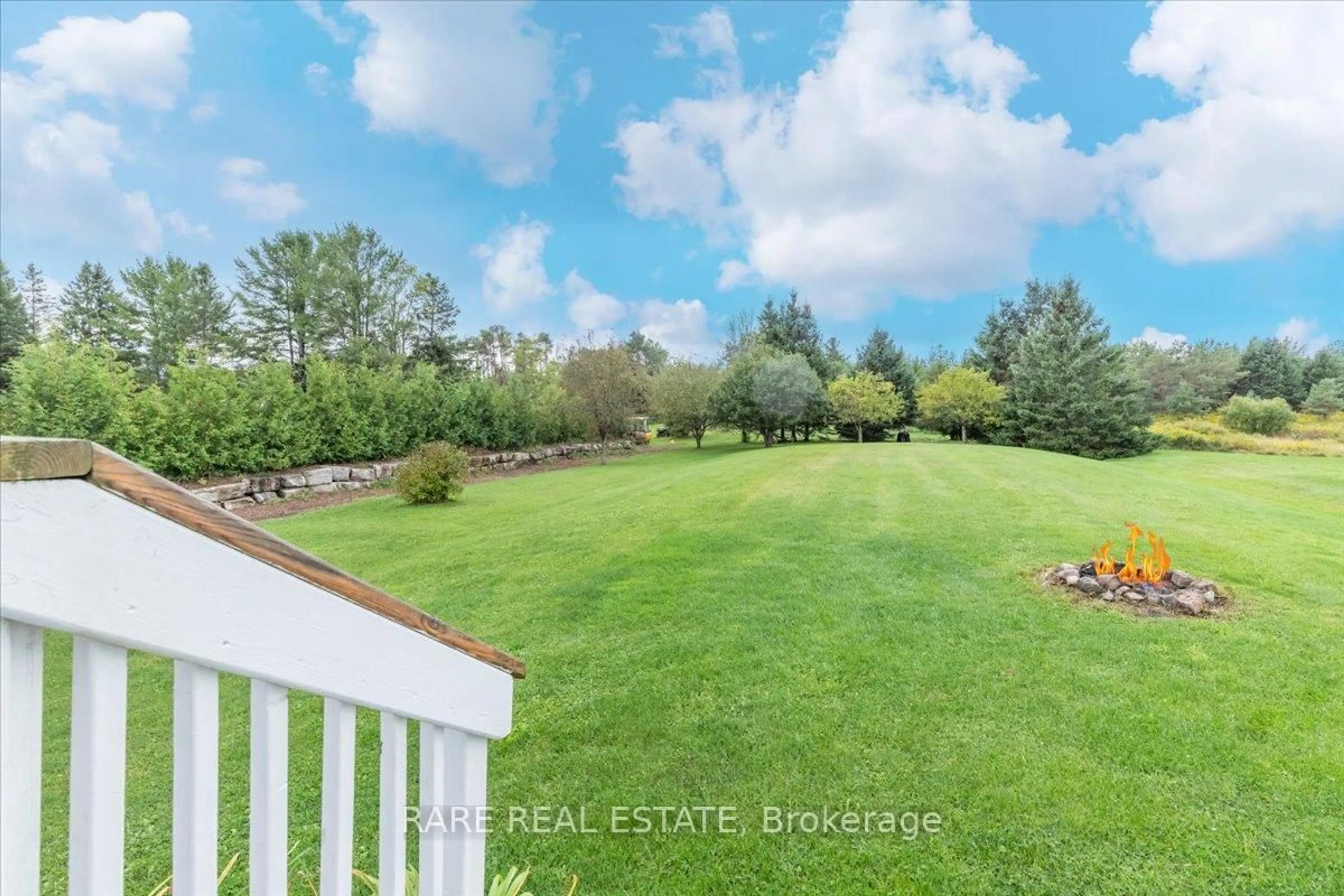 A pic from outside/outdoor area/front of a property/back of a property/a pic from drone, water/lake/river/ocean view for 66 Scarlett Line, Springwater Ontario L0L 1V0