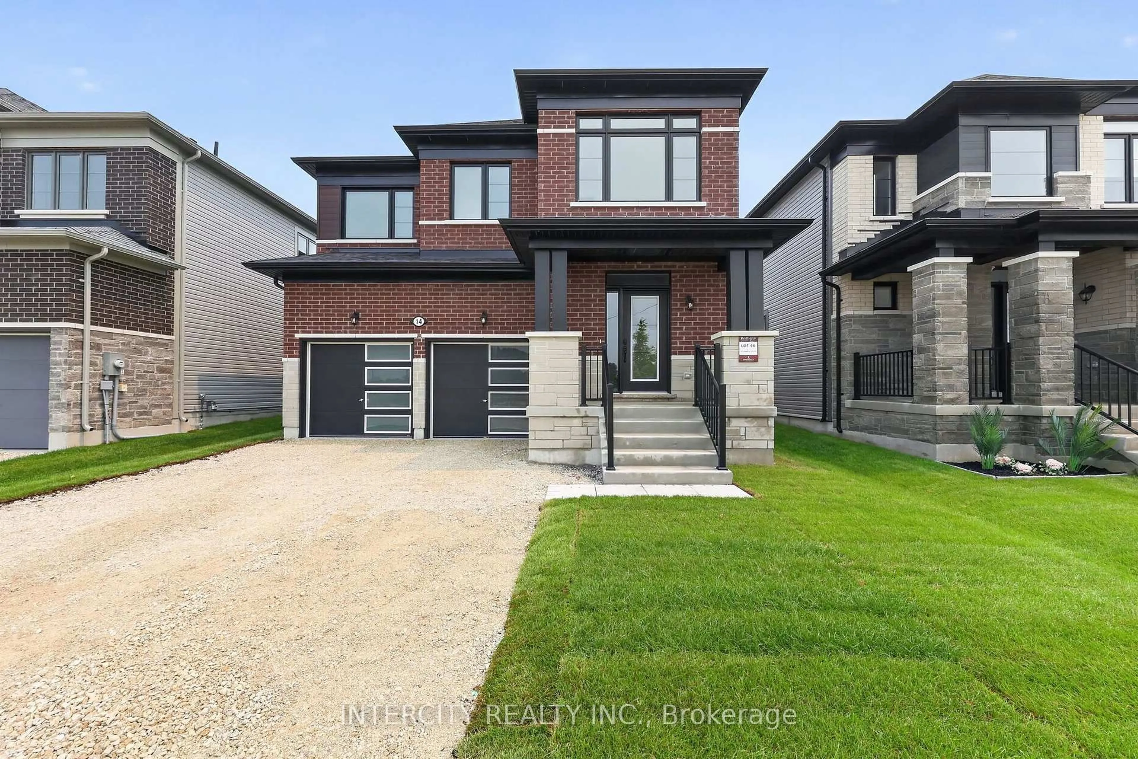 Home with brick exterior material, street for 14 Legacy Circ, Wasaga Beach Ontario L9Z 0L8