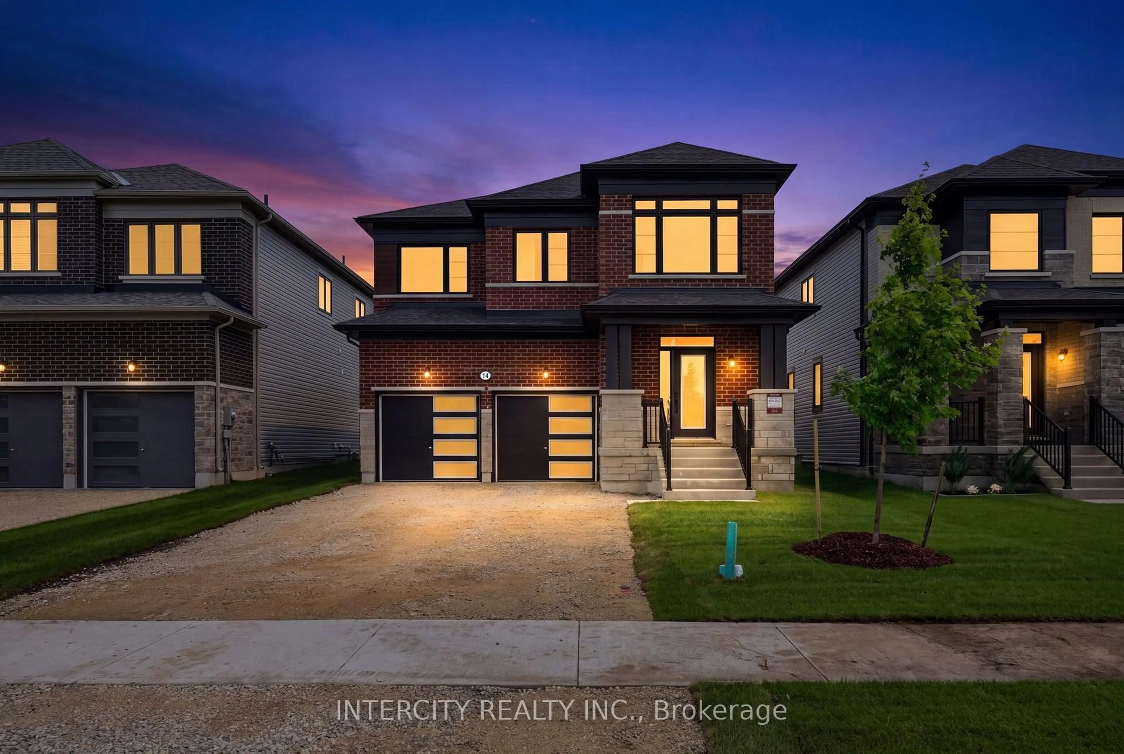 Home with brick exterior material, street for 14 Legacy Circ, Wasaga Beach Ontario L9Z 0L8