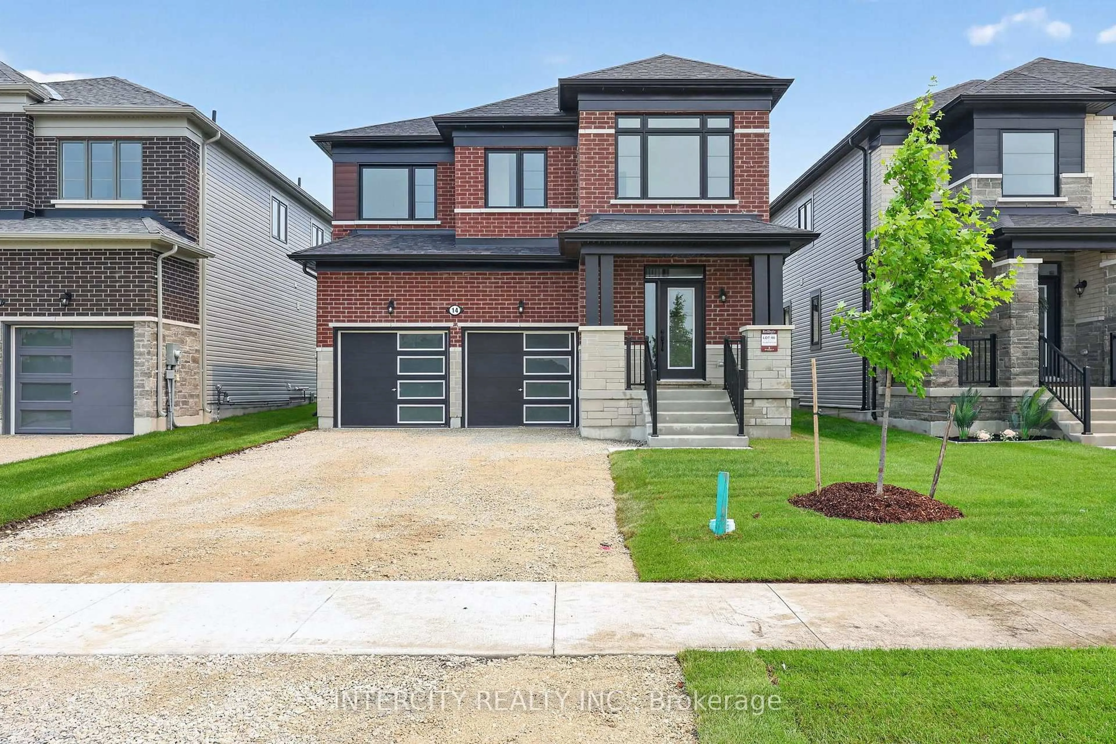 Home with brick exterior material, street for 14 Legacy Circ, Wasaga Beach Ontario L9Z 0L8