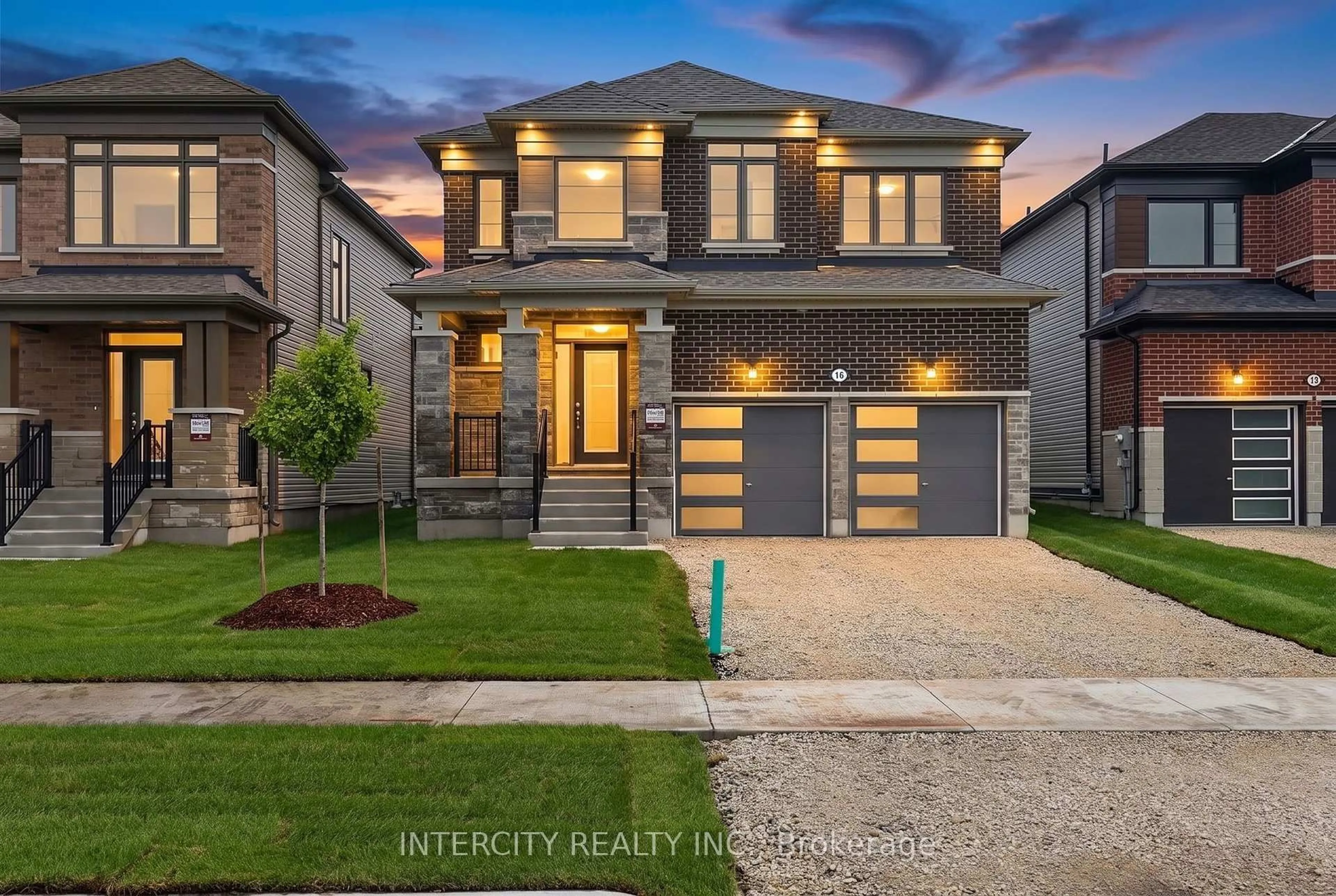 Home with brick exterior material, street for 16 Legacy Circ, Wasaga Beach Ontario L9Z 0L8