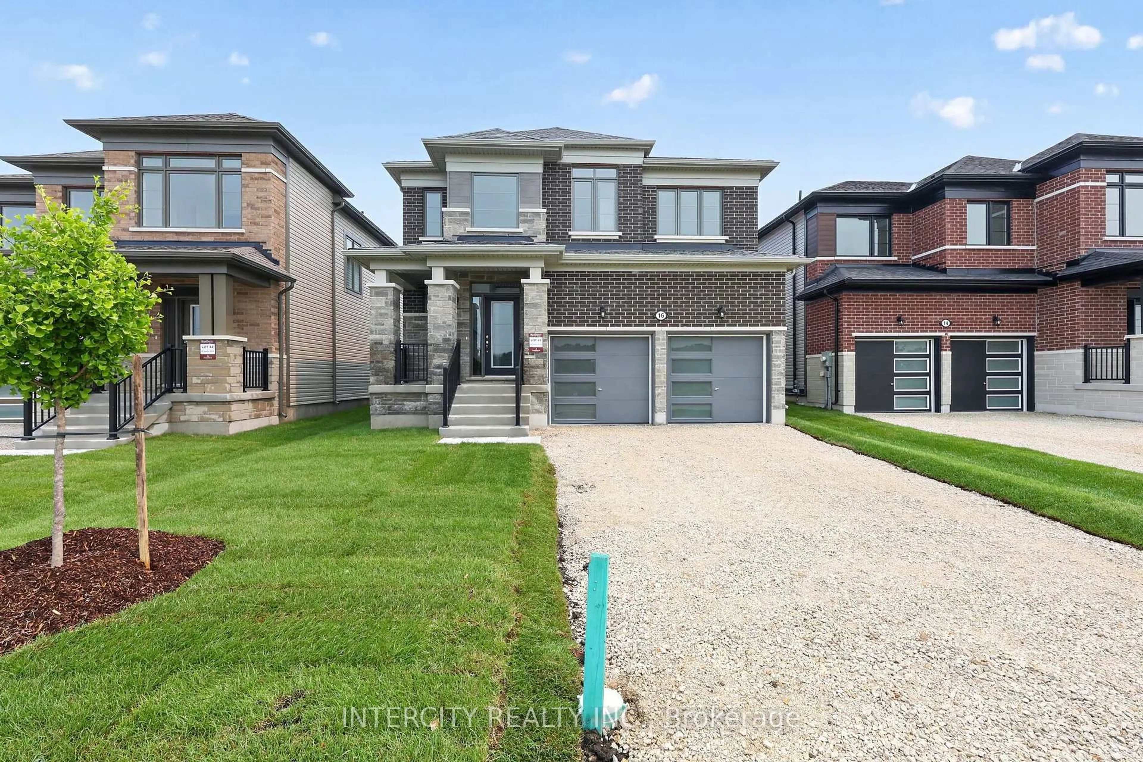 Home with brick exterior material, street for 16 Legacy Circ, Wasaga Beach Ontario L9Z 0L8