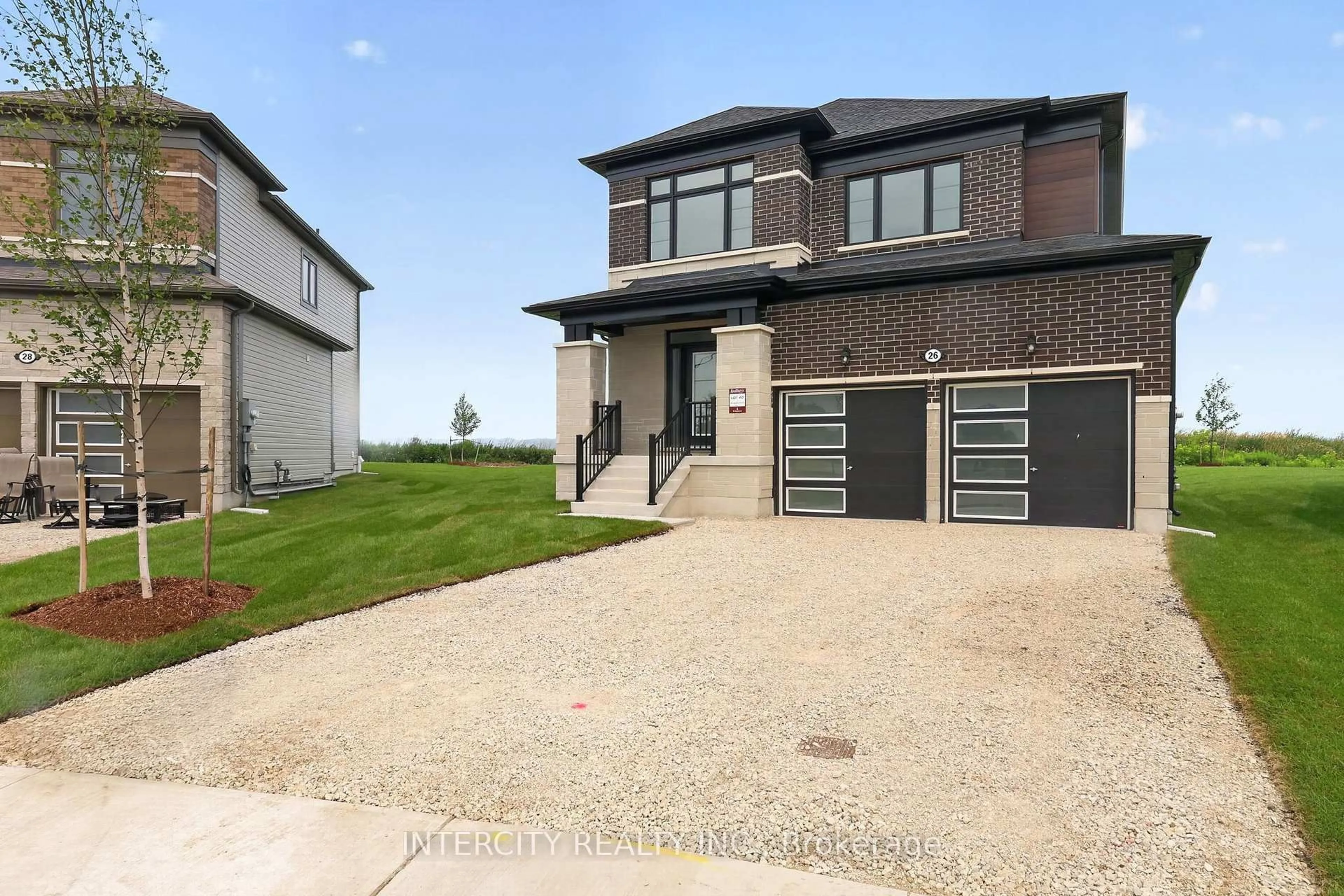 Home with brick exterior material, street for 26 Legacy Circ, Wasaga Beach Ontario L9Z 0L8