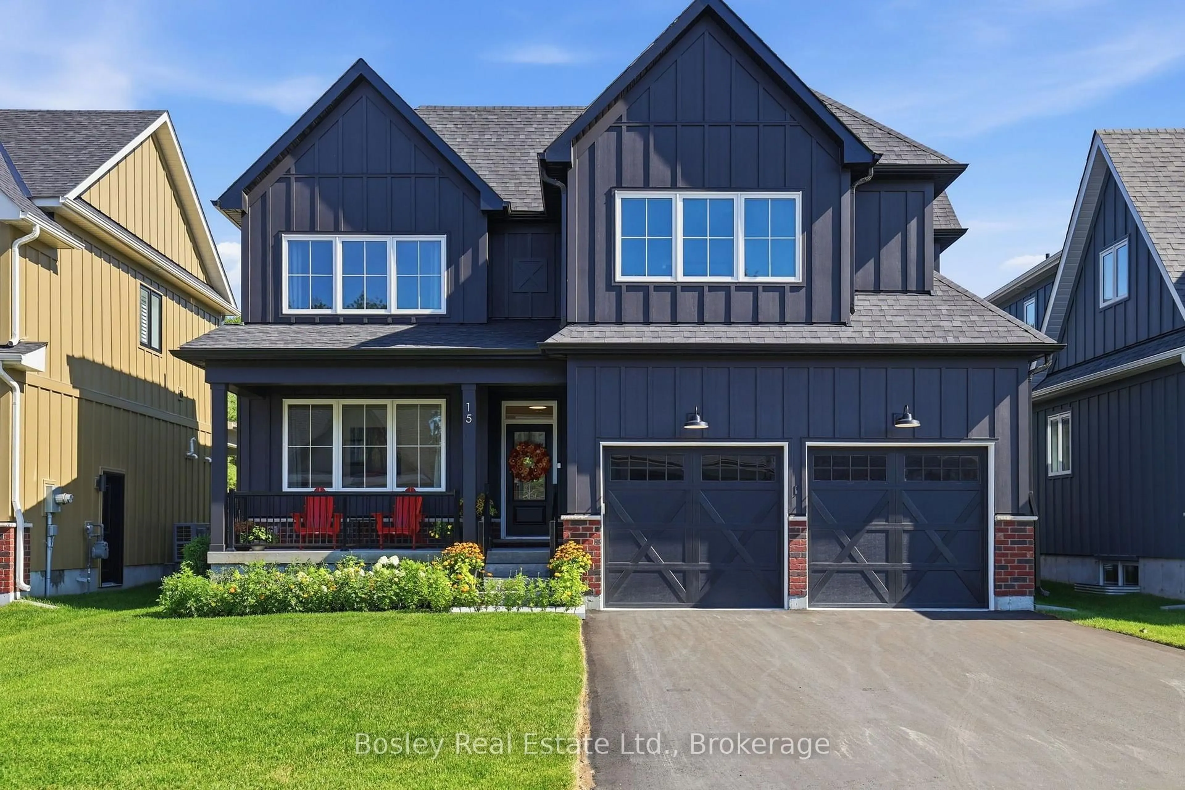 Home with brick exterior material, street for 15 Private McKay Dr, Oro-Medonte Ontario L4M 4Y8