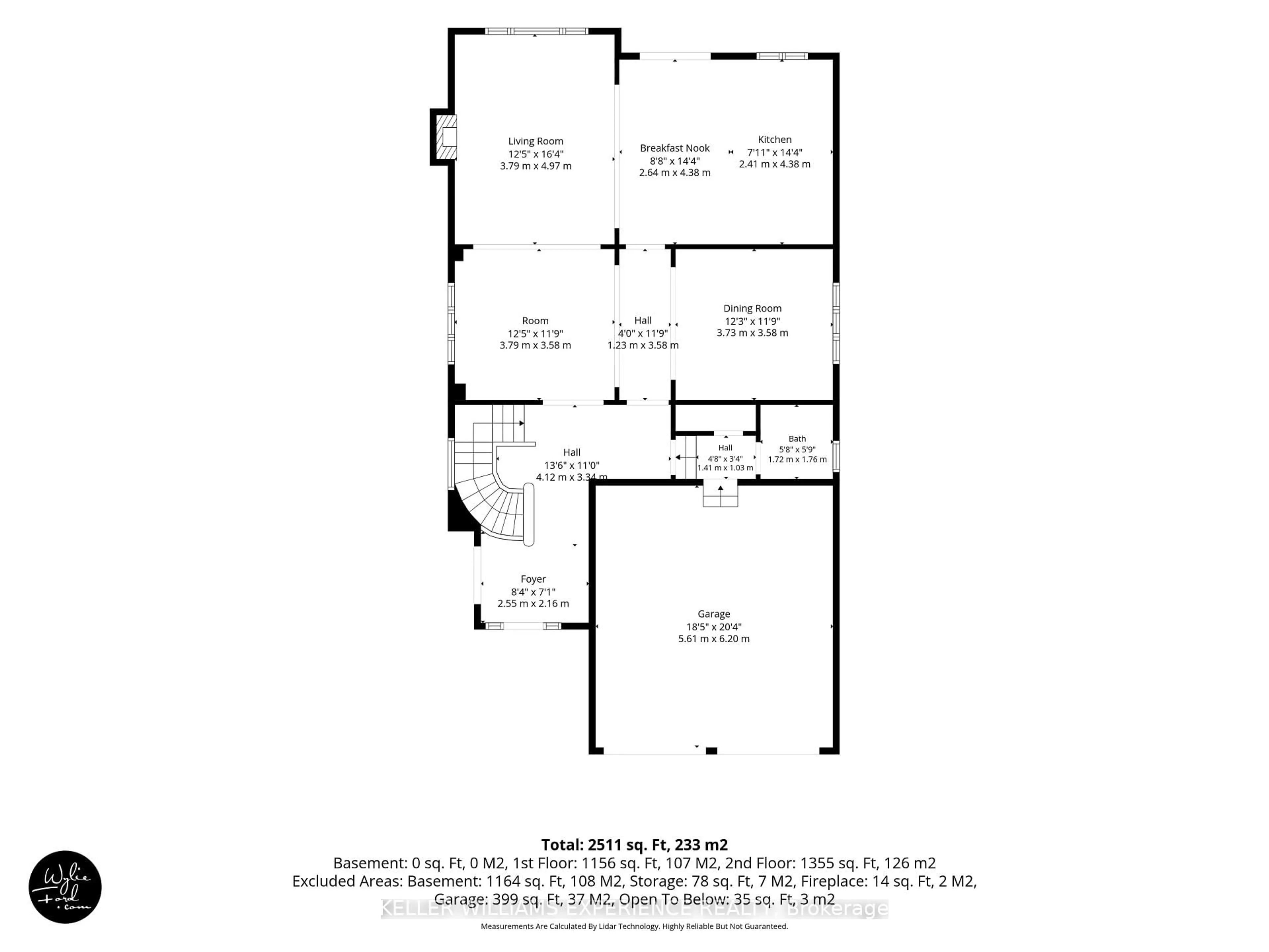 Floor plan for 25 Atlantis Dr, Orillia Ontario L3V 8L4