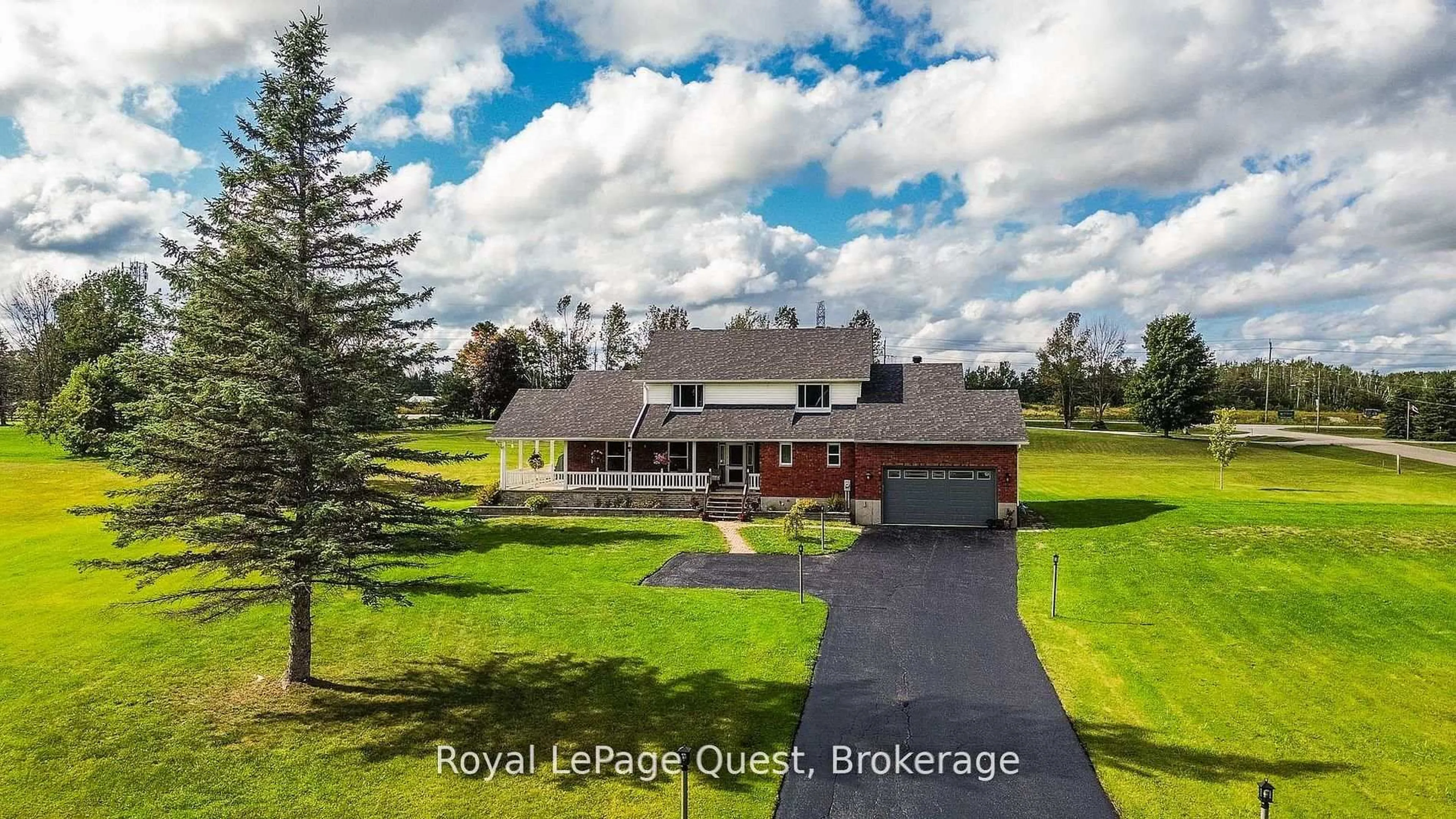 A pic from outside/outdoor area/front of a property/back of a property/a pic from drone, water/lake/river/ocean view for 2070 Hawley Rd, Severn Ontario L3V 0X7