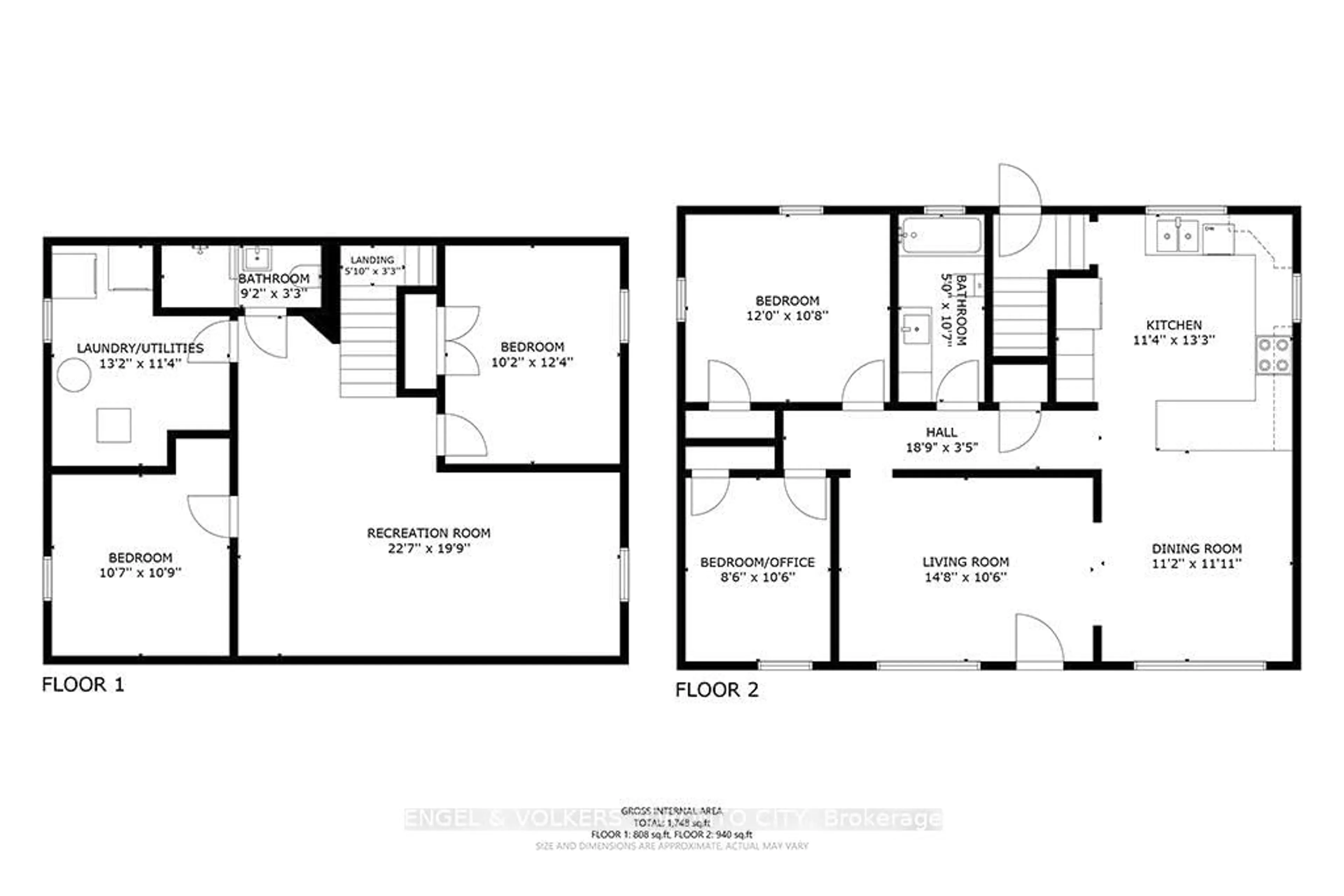 Floor plan for 194 Library St, Clearview Ontario L0M 1G0