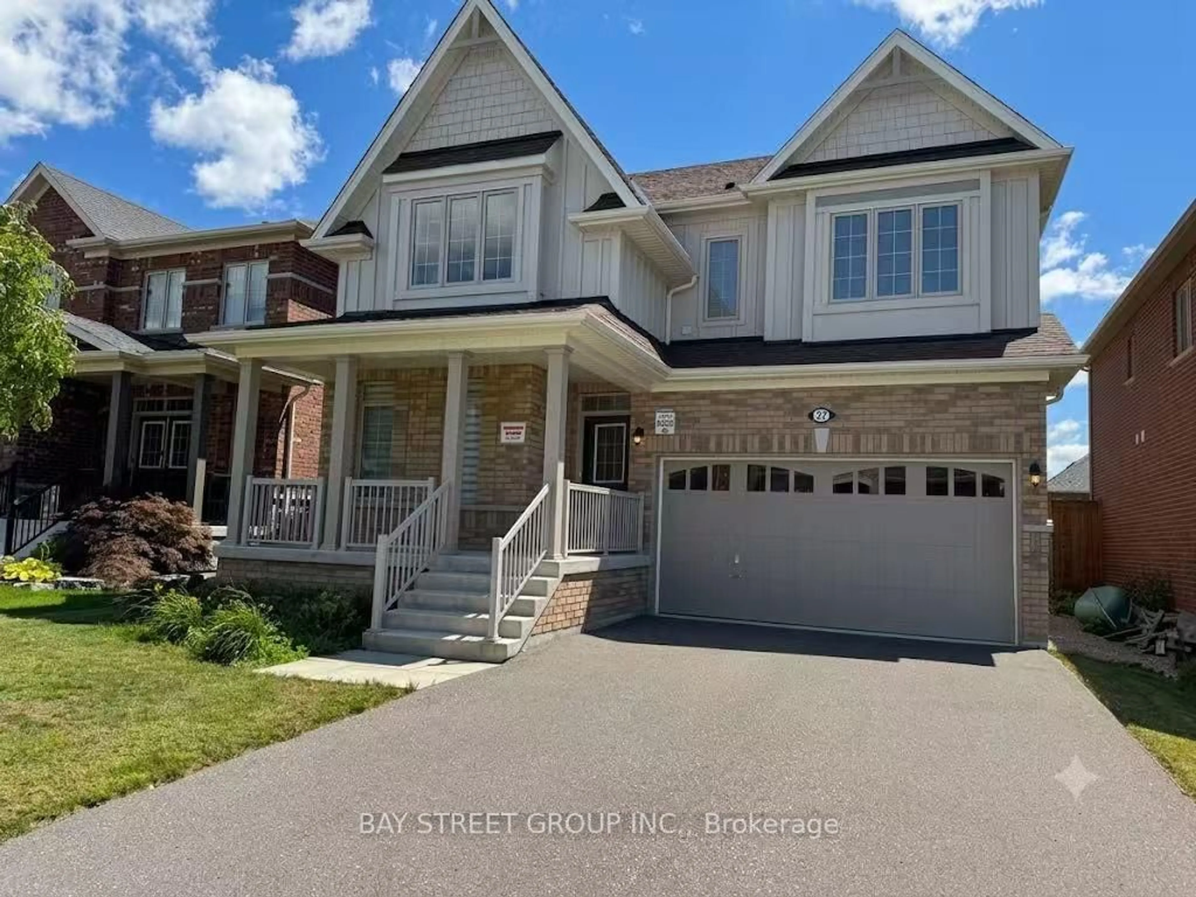 Home with brick exterior material, street for 27 Samuel Cres, Springwater Ontario L9X 2A4