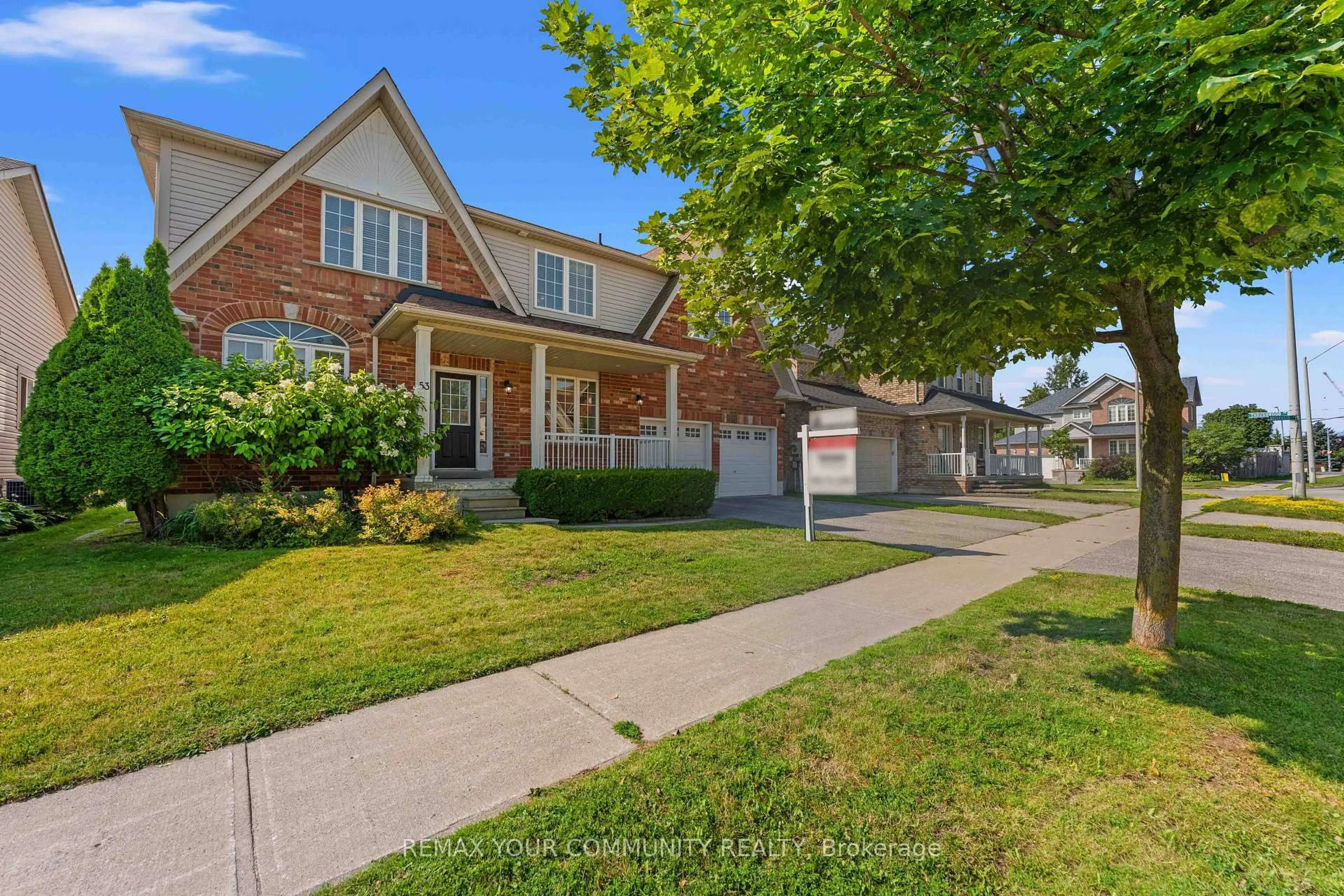 Home with brick exterior material, street for 53 Brookwood Dr, Barrie Ontario L4N 0Z1