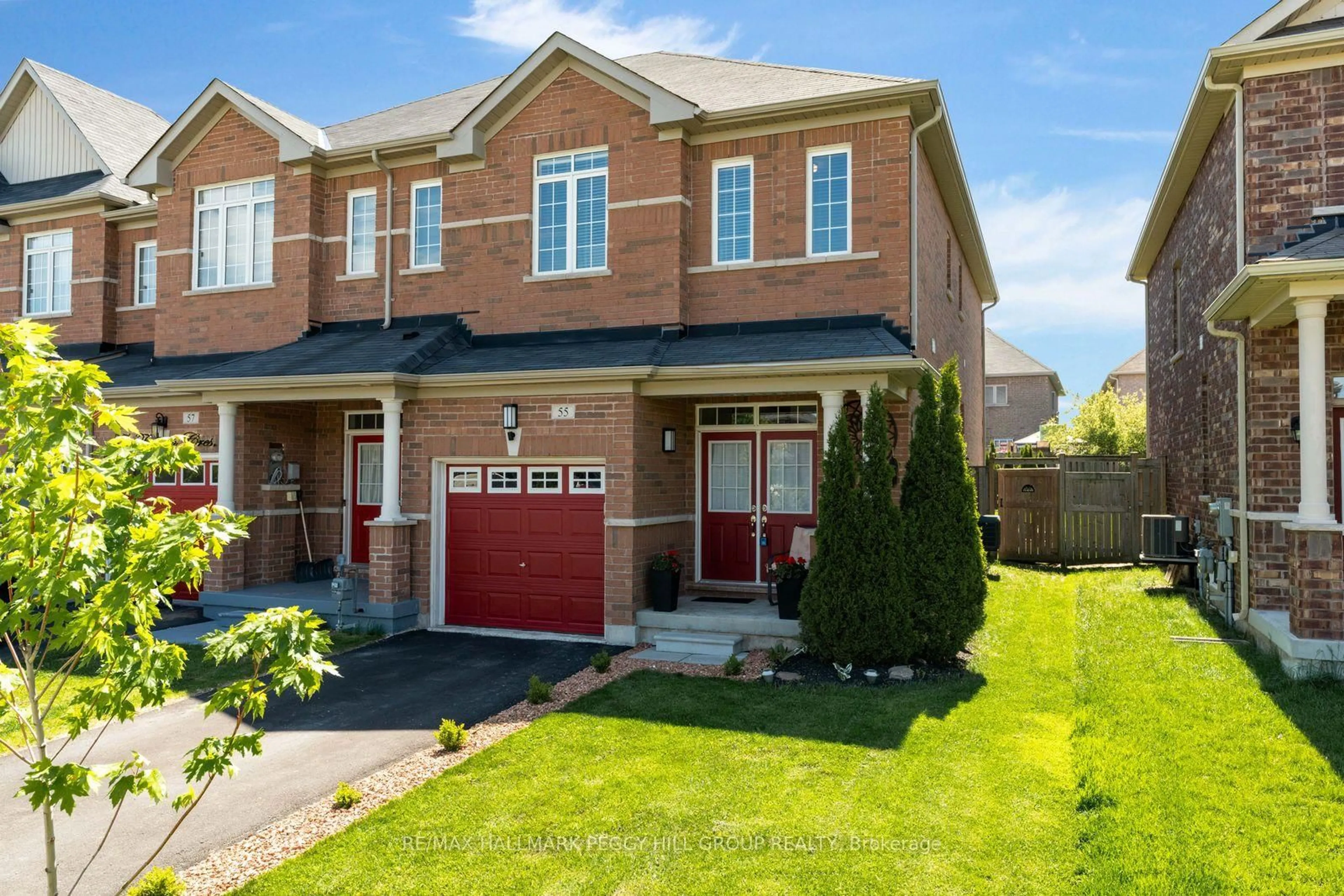 Home with brick exterior material, street for 55 Forsyth Cres, Barrie Ontario L4N 6R1