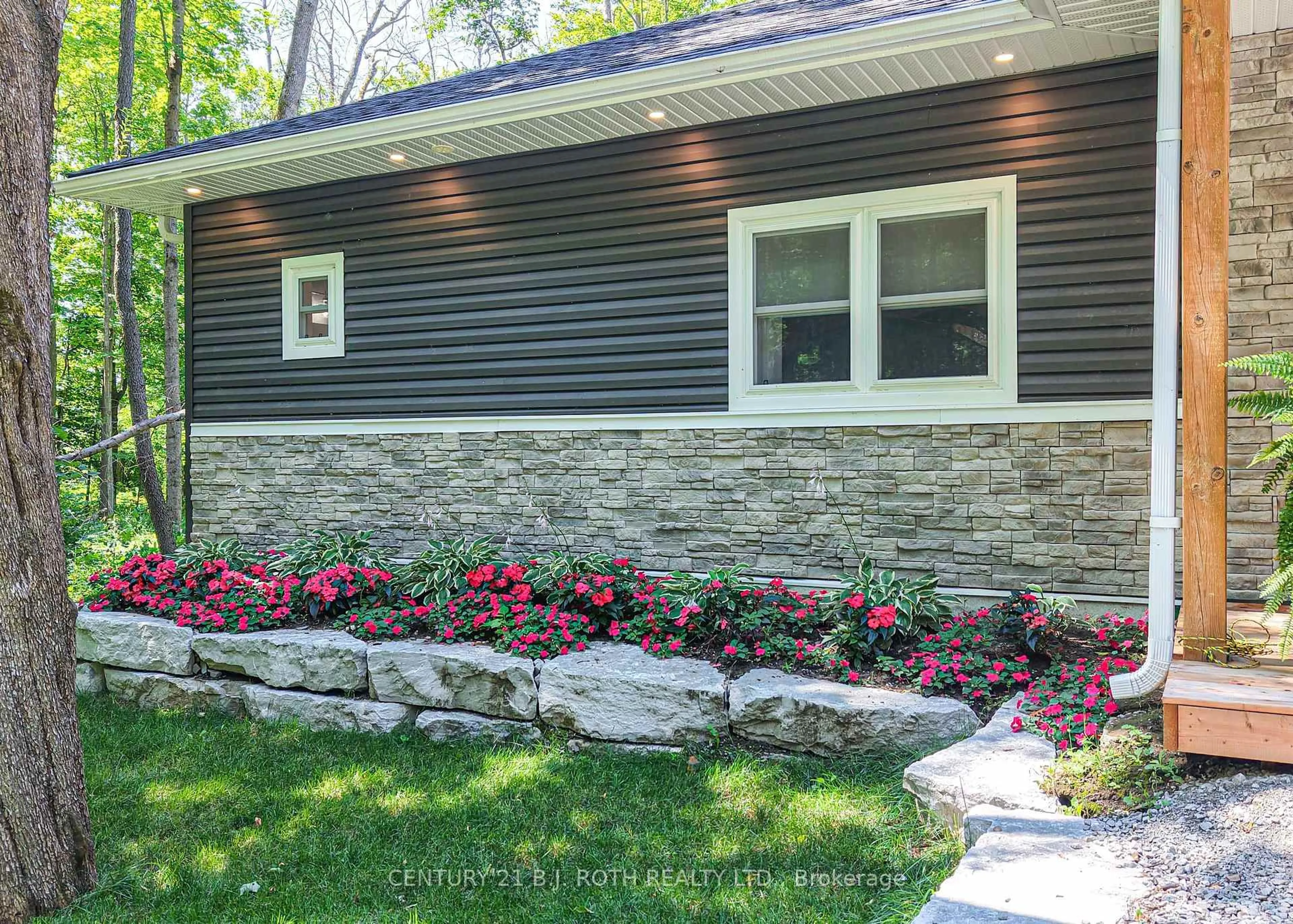 Home with brick exterior material, street for 1650 Trader Cowan Rd, Severn Ontario L0K 1E0